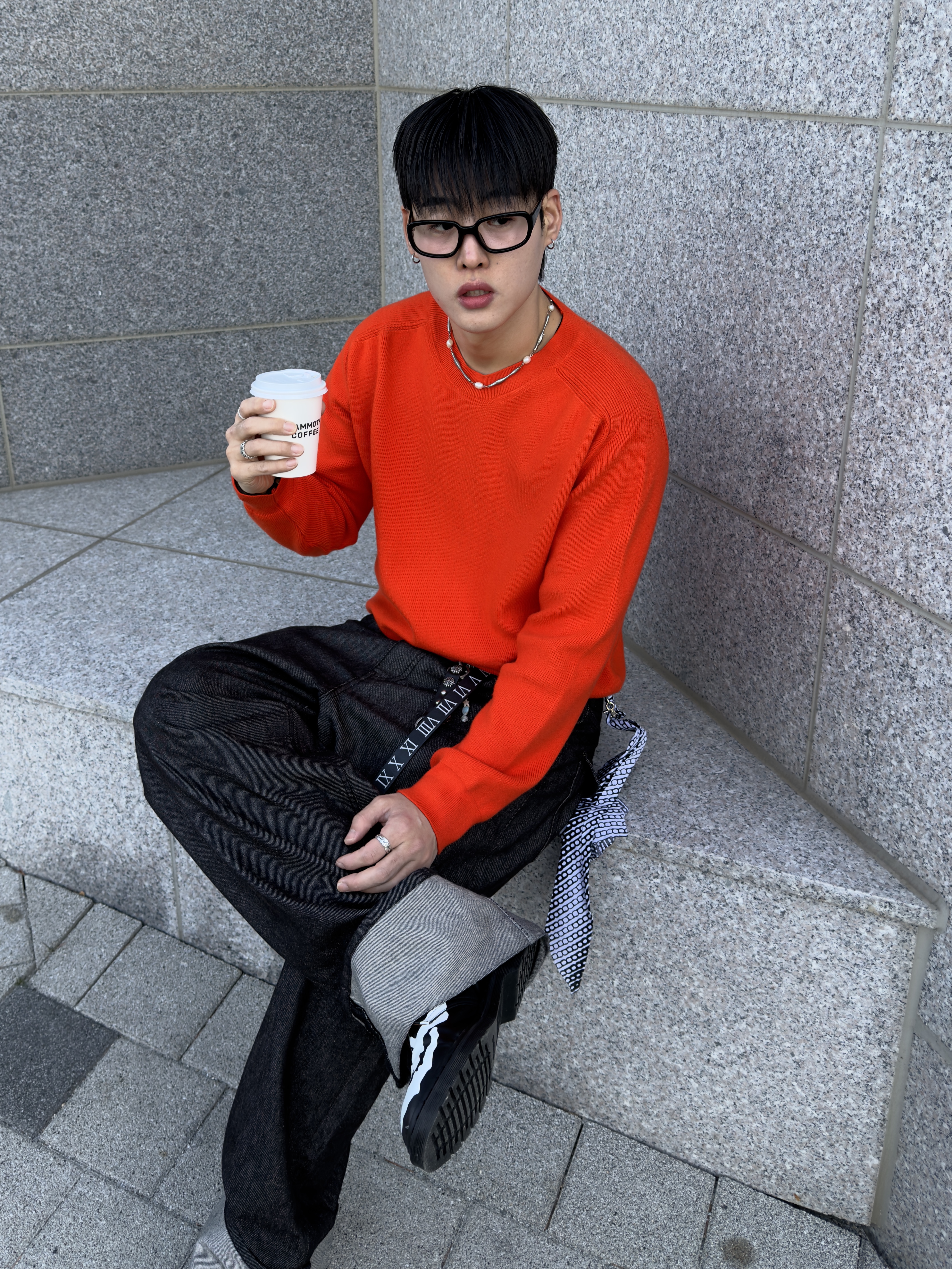 Dr. Martens x Supreme 1461 3-Eye Shoe Black - 25FW 착용 스타일 - 3
