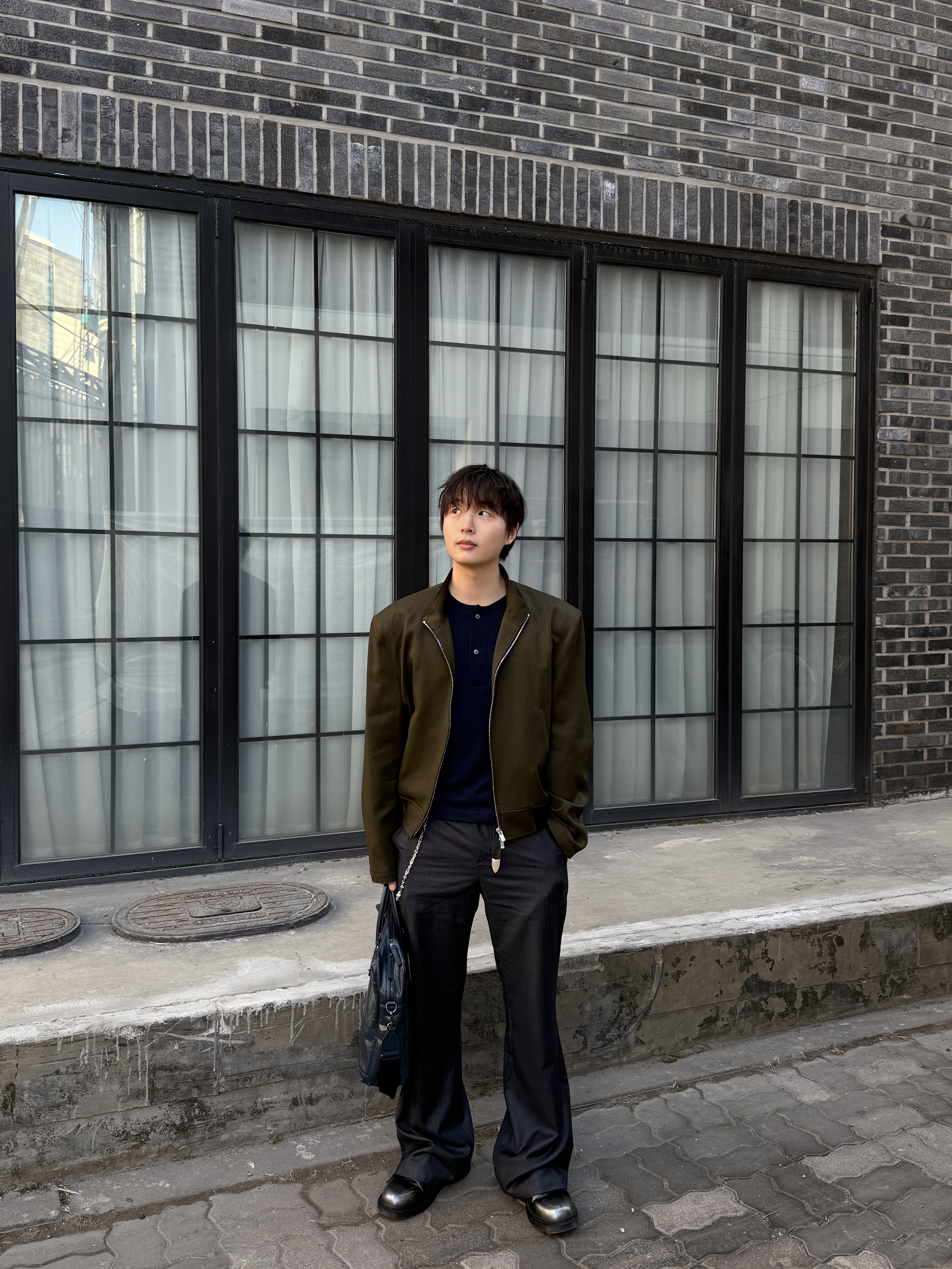 Dr. Martens 1461 Silver Arcadia Multi 착용 스타일 - 2