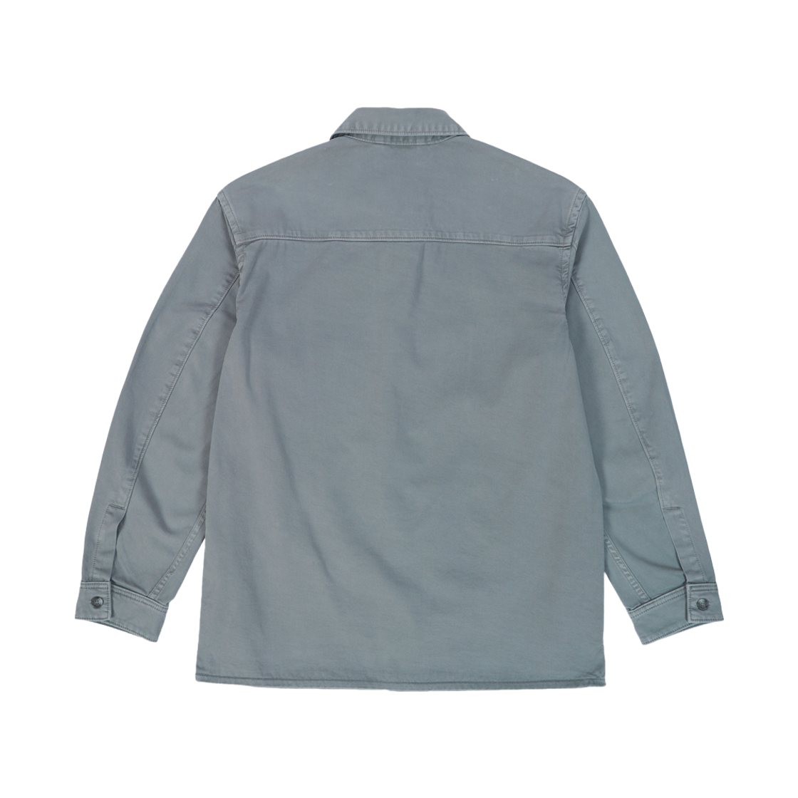 률앤와이 데님 가먼츠 다잉 포켓 셔츠 블루그레이 C6(Ryul+Wai: Denim Garment Dyeing Pocket Shirts Blue-Grey C6) - 2