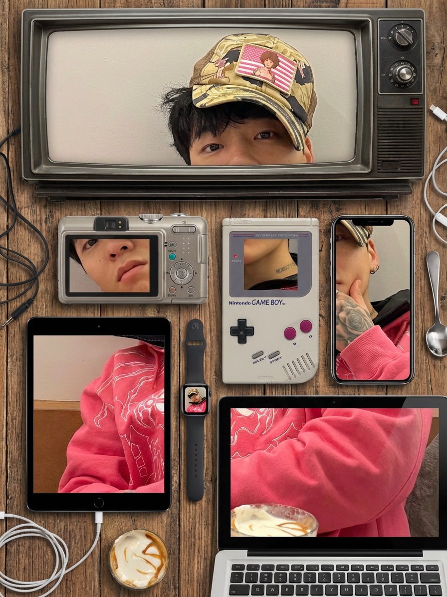 Palace Wingspan Triple Stitch Hood Posh Pink - 25FW 착용 스타일 - 1