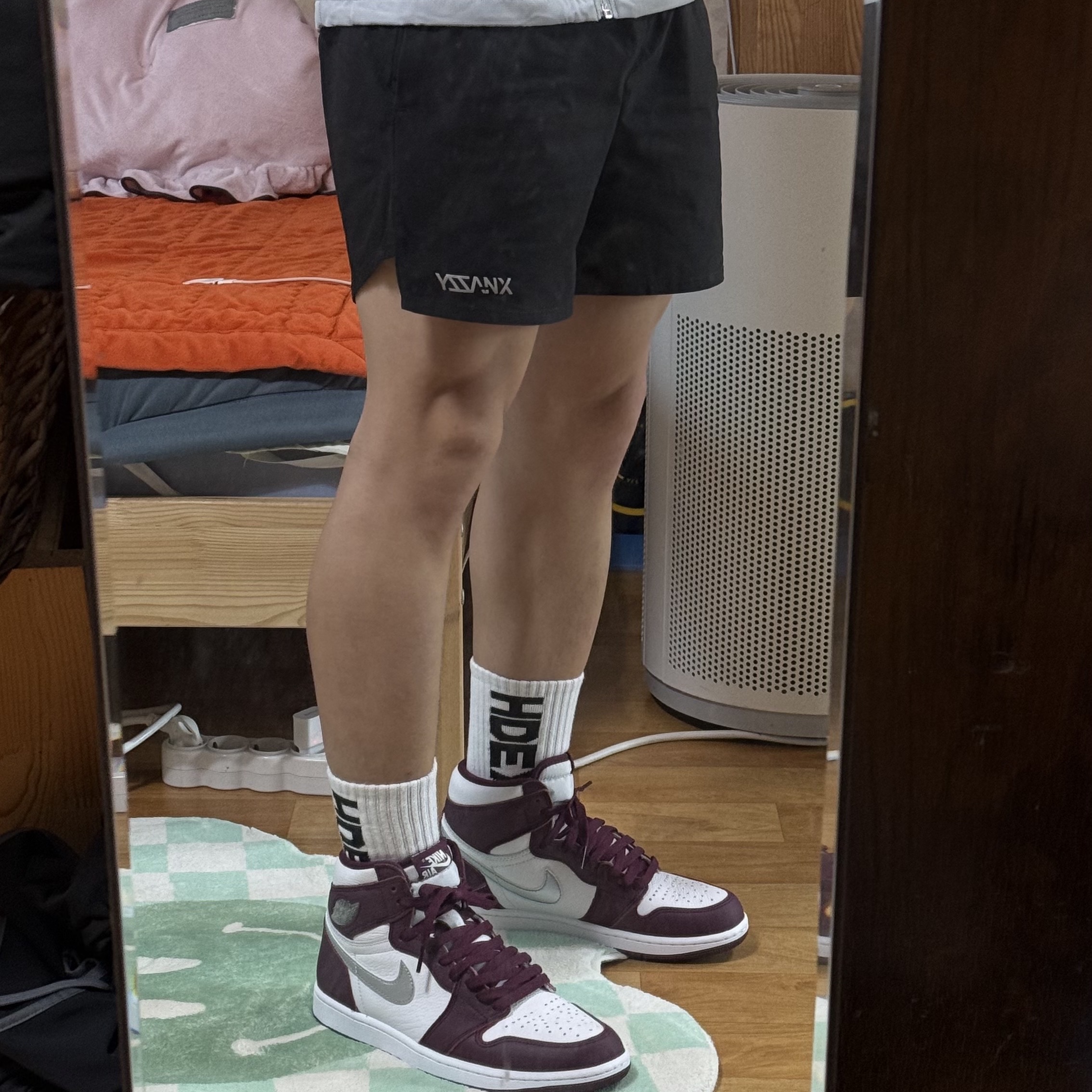 Jordan 1 Retro High OG Bordeaux 착용 스타일