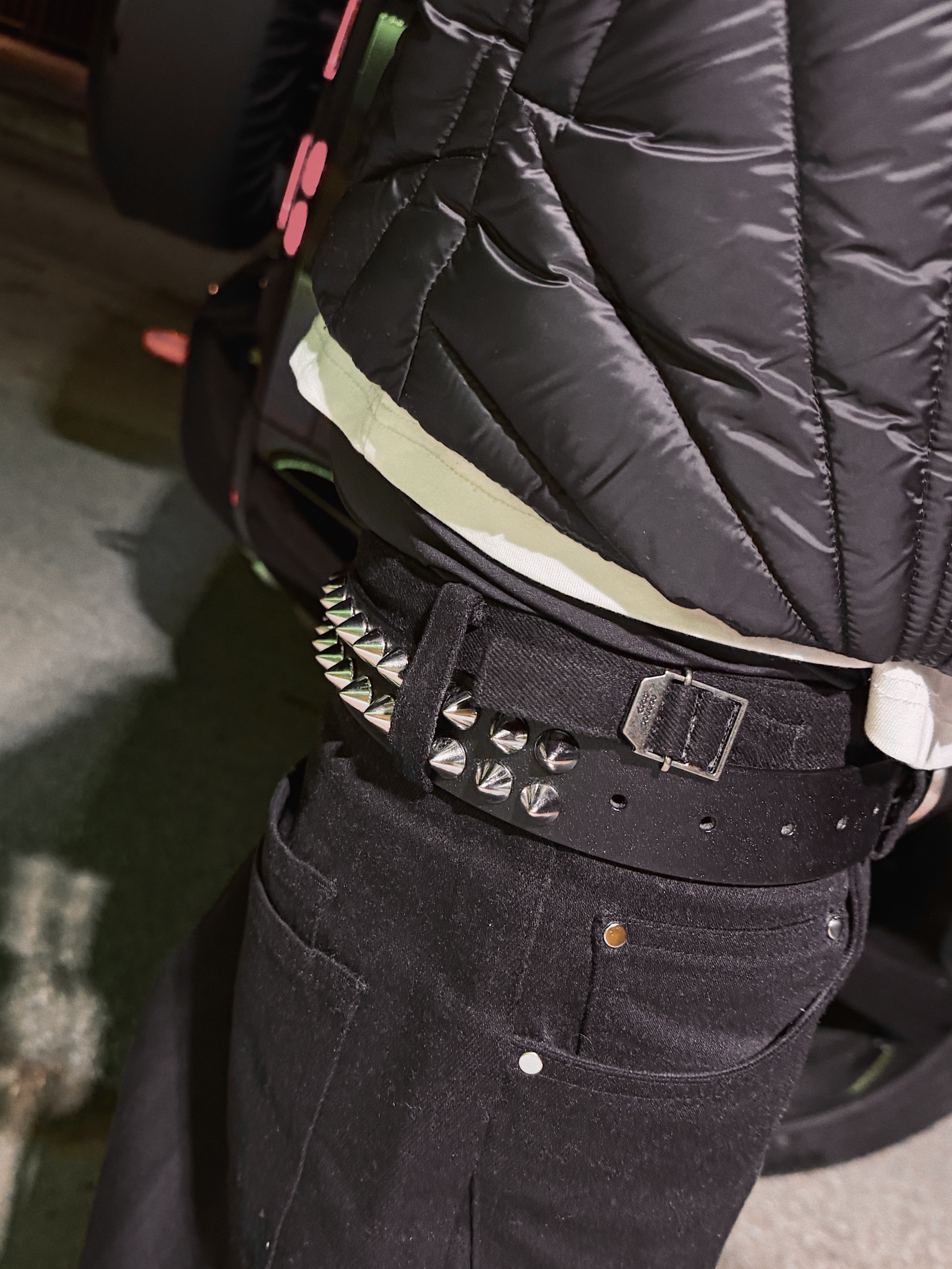 Chrome Hearts Cross Leather Patch Cotton Beanie Black, Chrome Hearts Cross Leather Patch Cashmere Beanie Black 착용 스타일 - 4