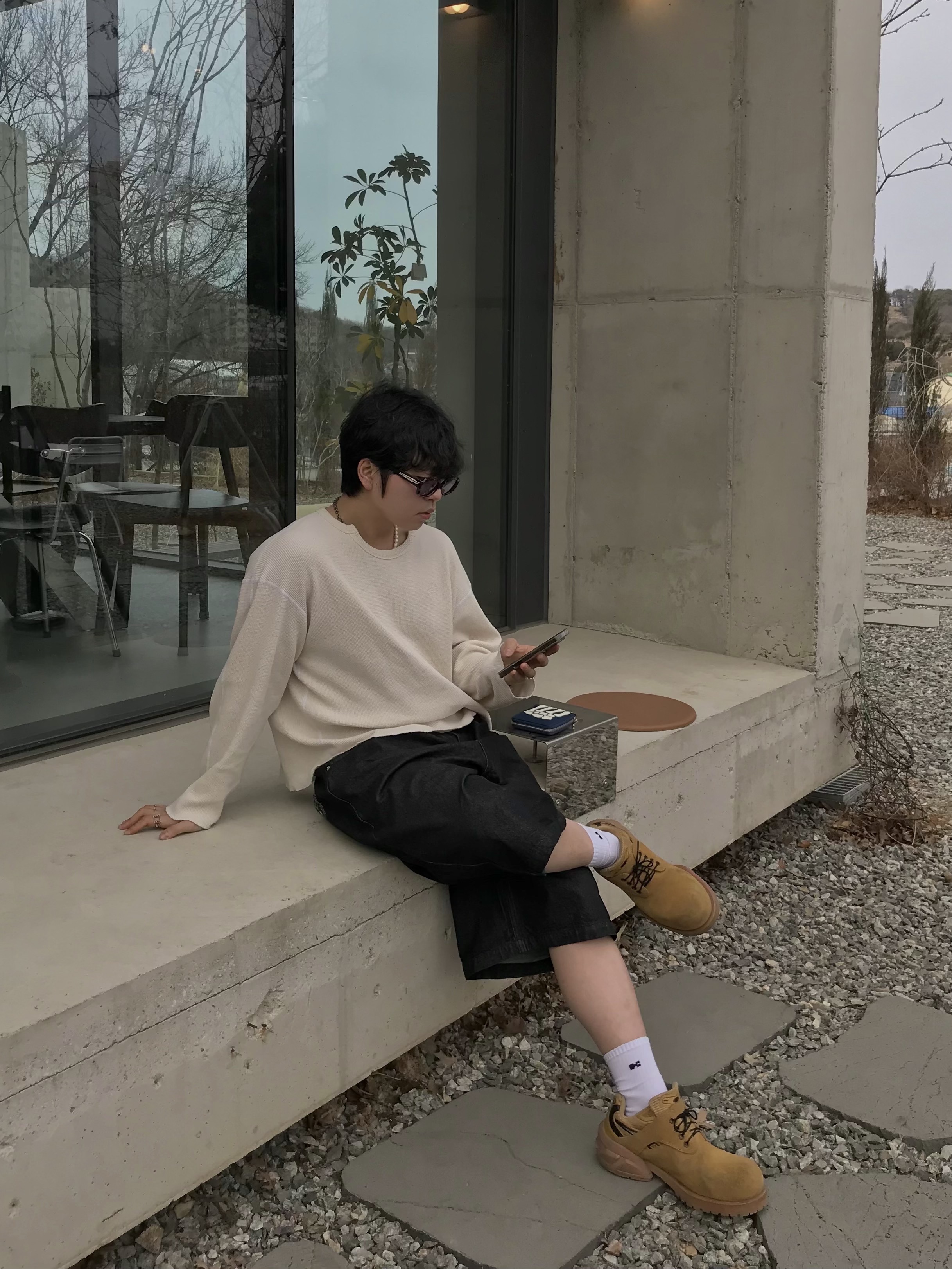 Remagine Hybrid Derby Shoes Starting Bigger Wheat, Kapital Thumbs Up Bone Hand Zip Wallet Navy 착용 스타일 - 6