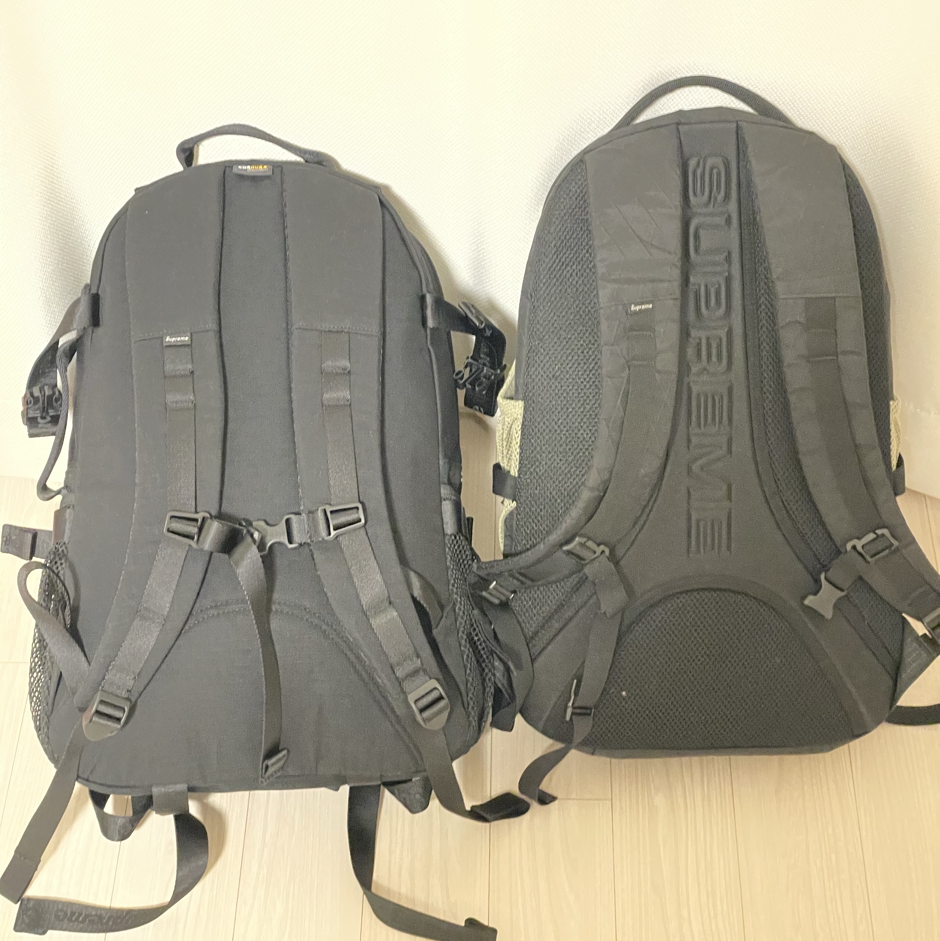 Supreme Backpack Black - 26SS, Supreme Backpack Blue - 23FW 착용 스타일 - 6
