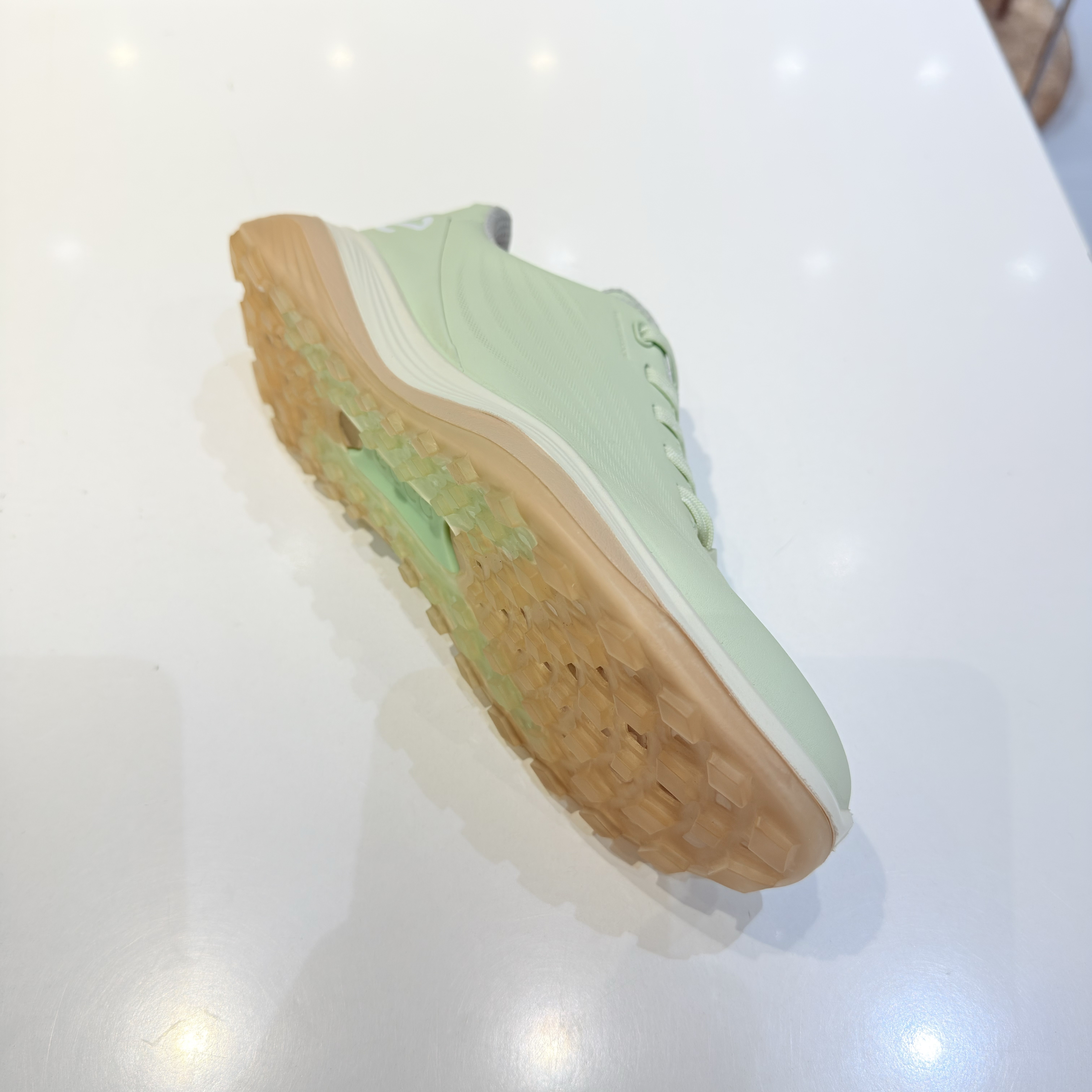 Ecco Golf LT1 Shoes Green 착용 스타일 - 2