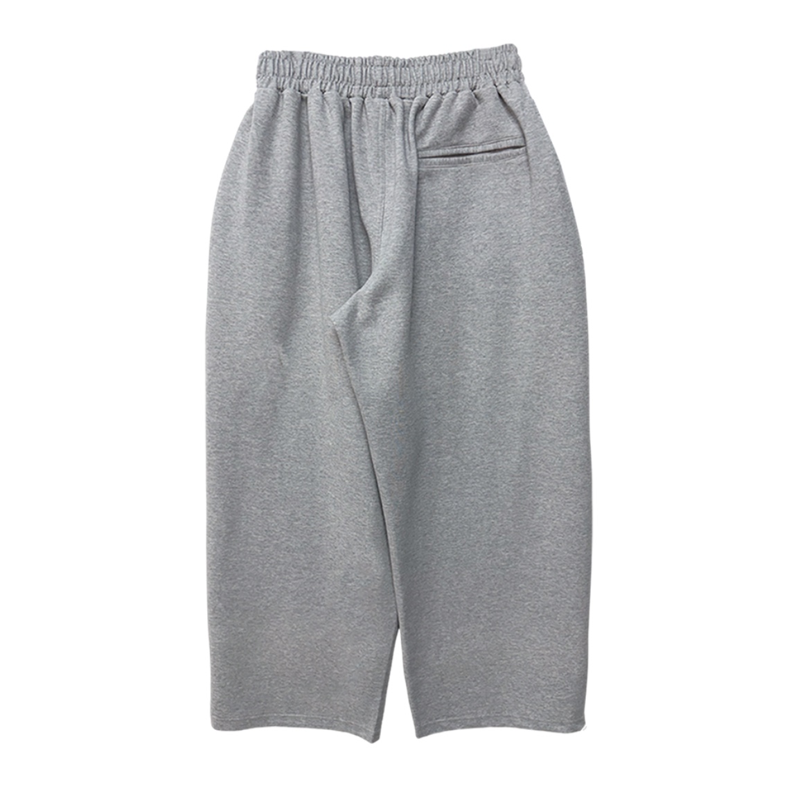 Undermycar Mu.163 Classic Logo Baggy Fit Sweat Pants Melange Gray 착용 스타일 - 6