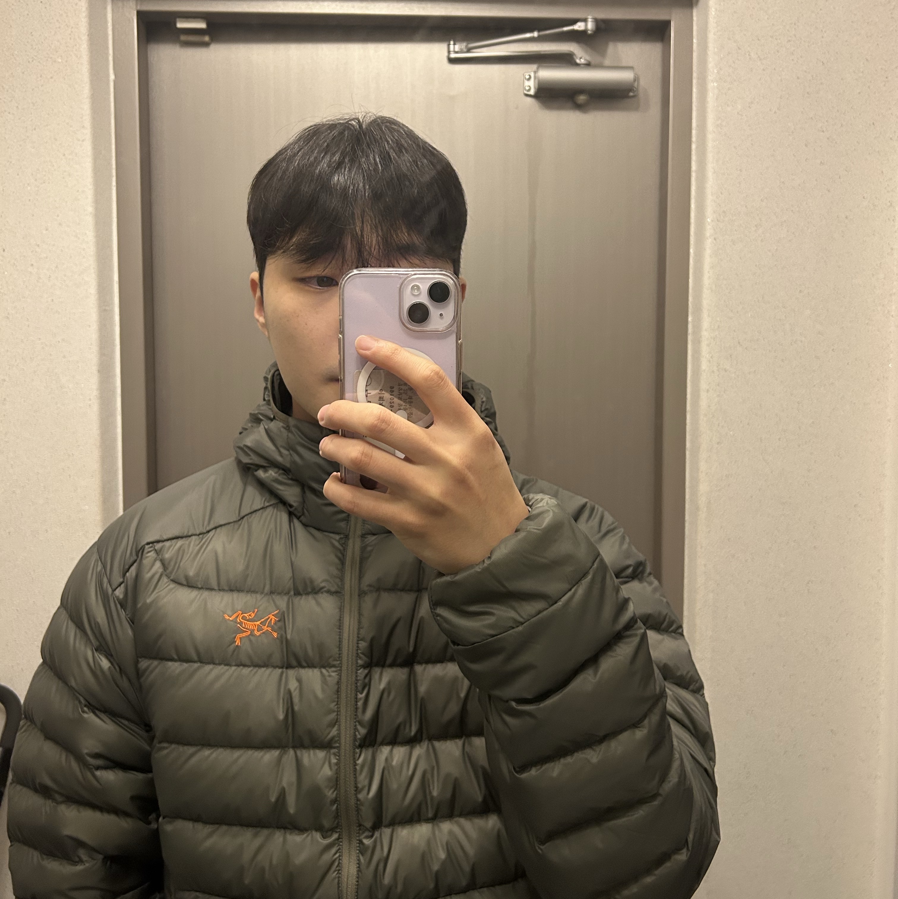 Arc'teryx Cerium Hoody Forage Verve 착용 스타일