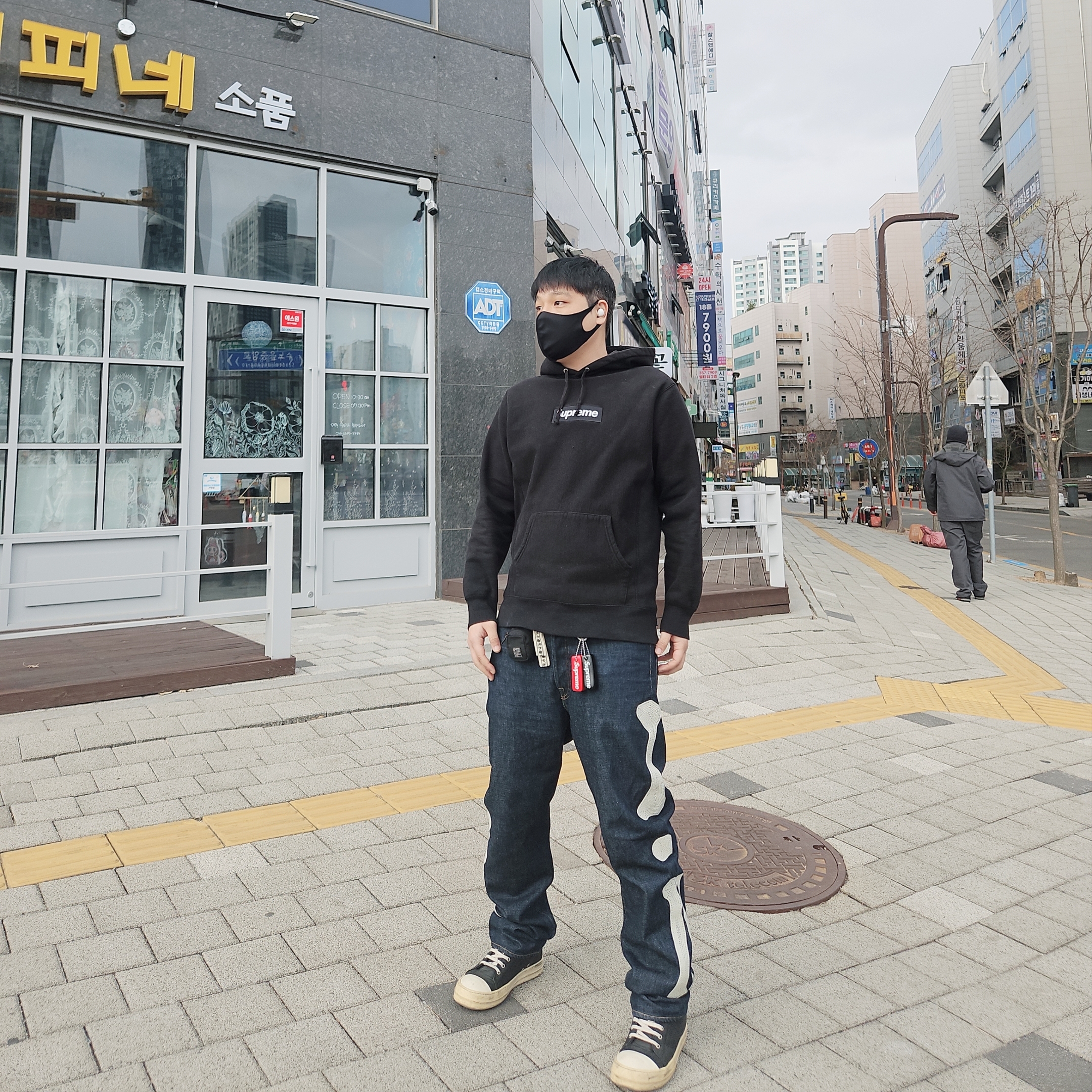 Kapital 12.5 oz. Denim Mexican Tuxedo 5P Okagilly Pants Indigo 착용 스타일