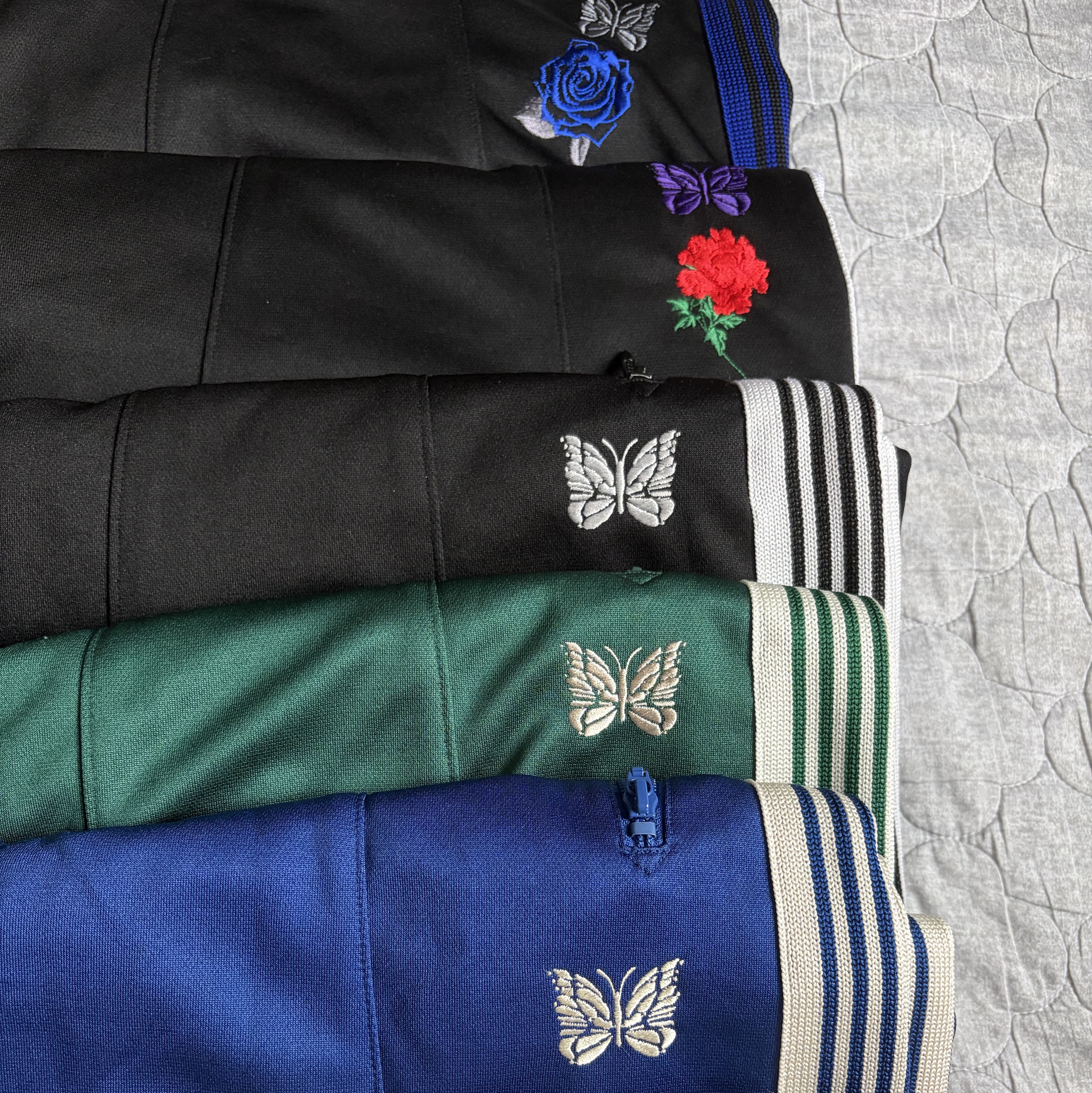 Needles x Wildside H.D. Track Pants Black, Needles x Wildside Yohji Yamamoto H.D.Track Pants Black 착용 스타일