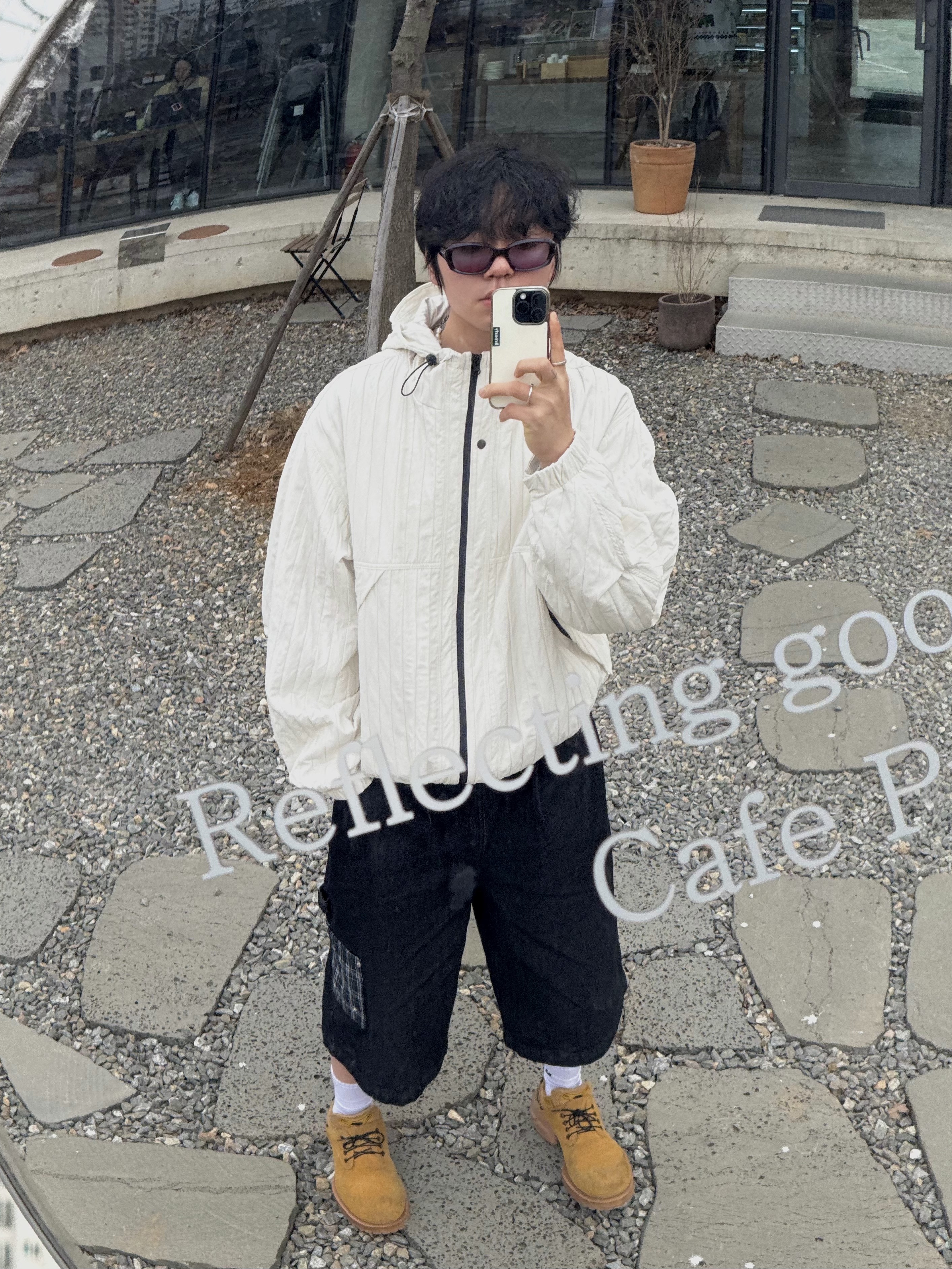 Remagine Hybrid Derby Shoes Starting Bigger Wheat, Kapital Thumbs Up Bone Hand Zip Wallet Navy 착용 스타일 - 7