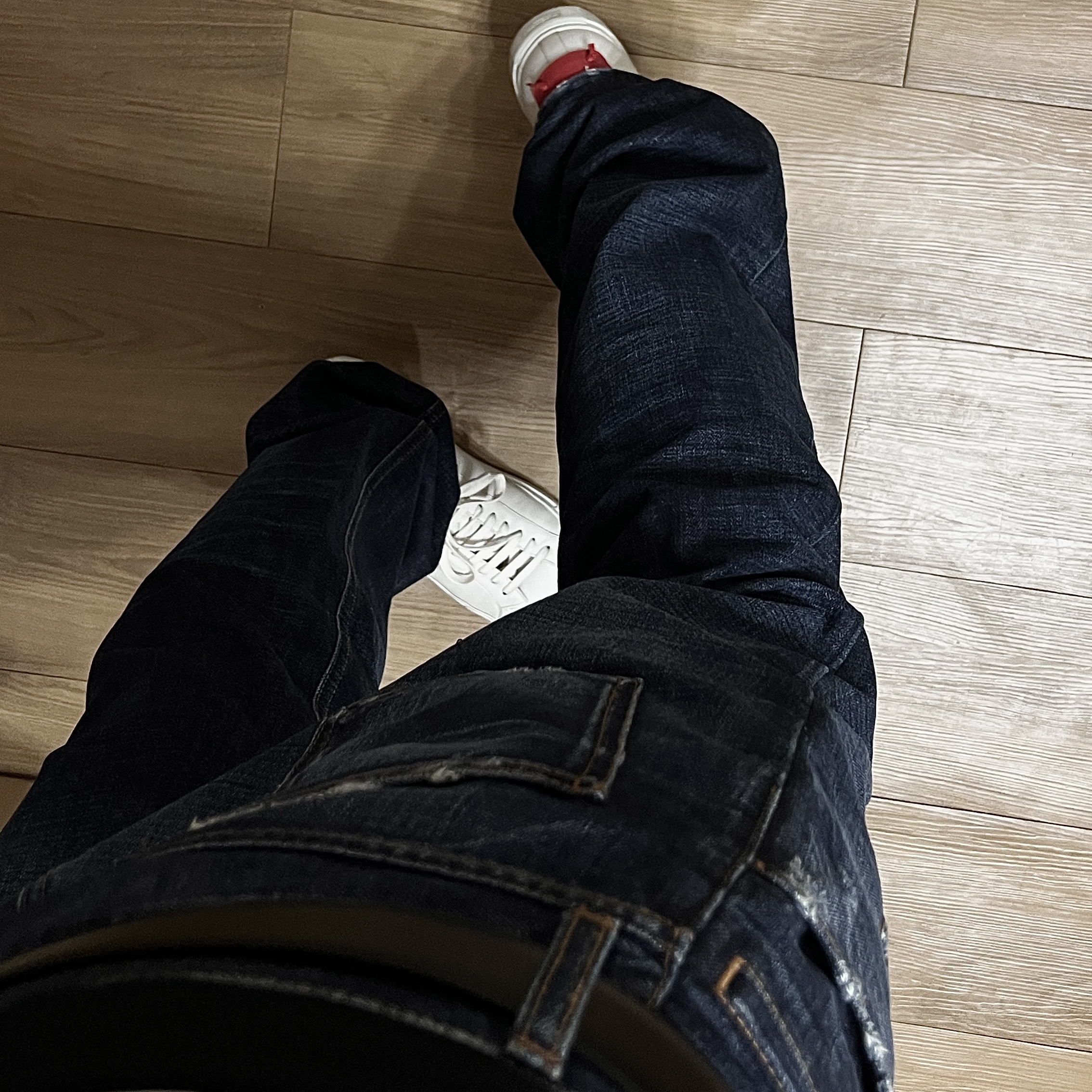 Dolce & Gabbana Regular Fit Cotton Jeans Multicolor, Dolce & Gabbana Leather Jacket Black 착용 스타일 - 4