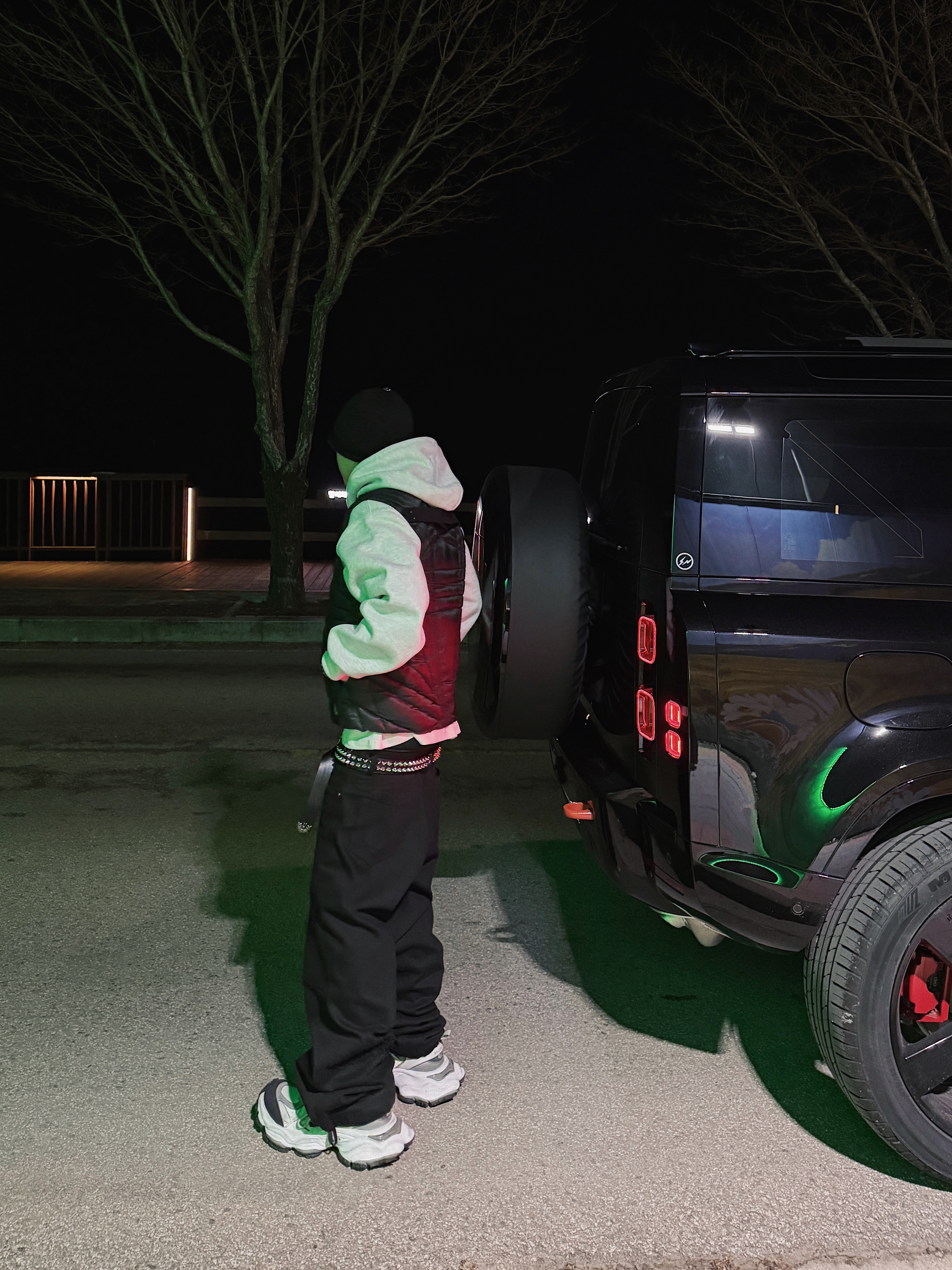 Chrome Hearts Cross Leather Patch Cotton Beanie Black, Chrome Hearts Cross Leather Patch Cashmere Beanie Black 착용 스타일 - 2