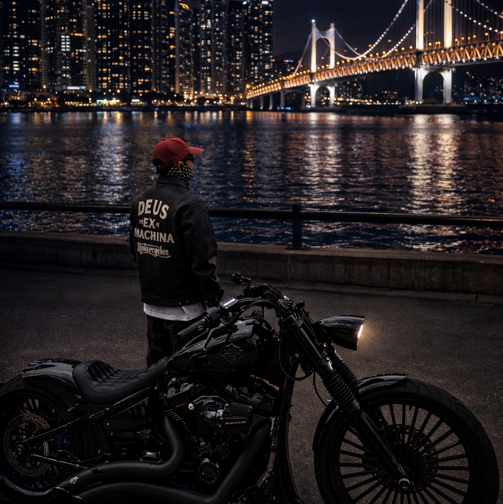 Deus Ex Machina Rider’s Friend Jacket Black 착용 스타일 - 1