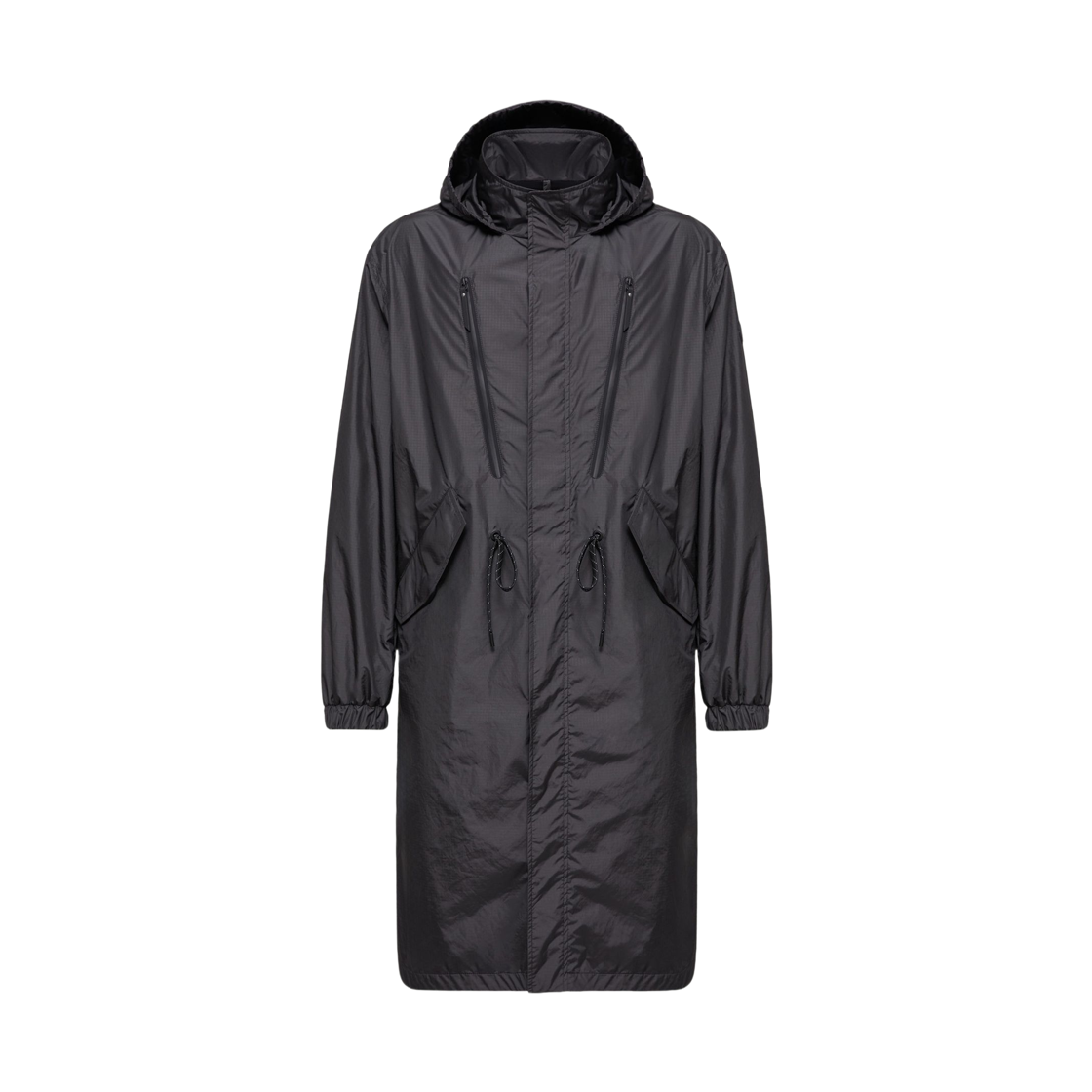 몽클레르 알리소 후드 레인 코트 블랙 - 26SS(Moncler Aliso Hooded Rain Coat Black - 26SS) - 1