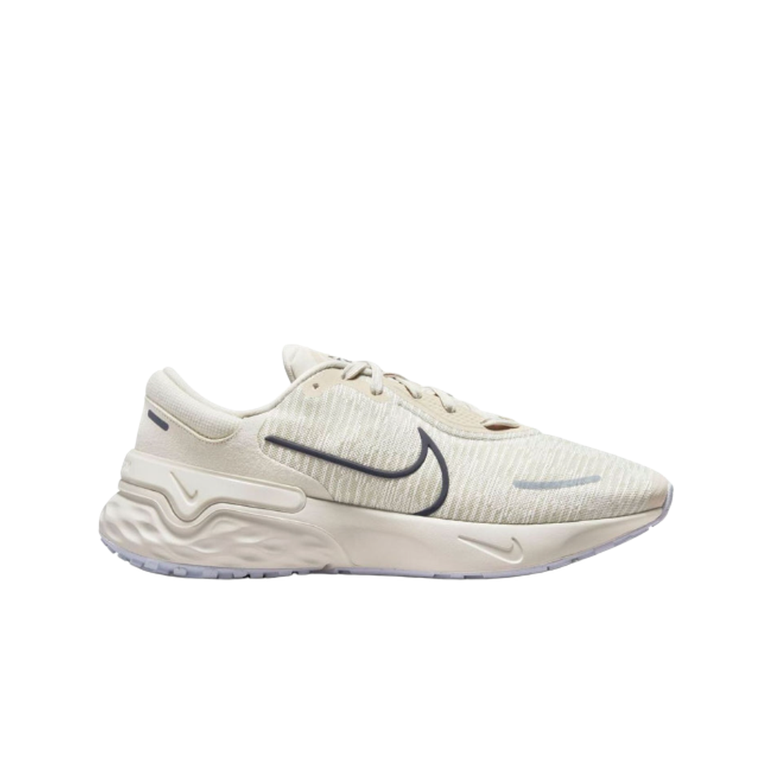 DR2677-101 Nike Renew Run 4 Light Orewood Brown Sail