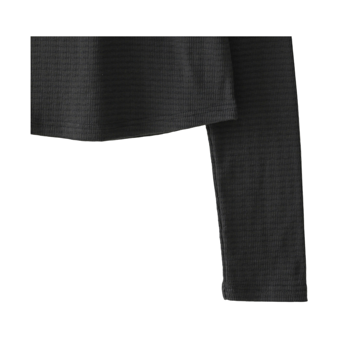 블루 선플라워 크롭 후드 하프집업 차콜(Blue Sunflower Crop Hood Half-Zip Charcoal) - 5