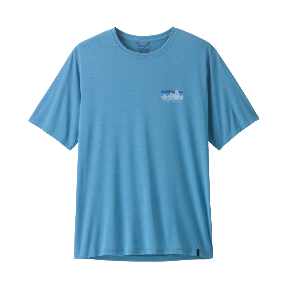 파타고니아 캐필린 쿨 데일리 티셔츠 '73 스카이라인 쇼어 블루 라이트 쇼어 블루 X-다이(Patagonia Capilene Cool Daily T-Shirt '73 Skyline Shore Blue Light Shore Blue X-Dye) - 2