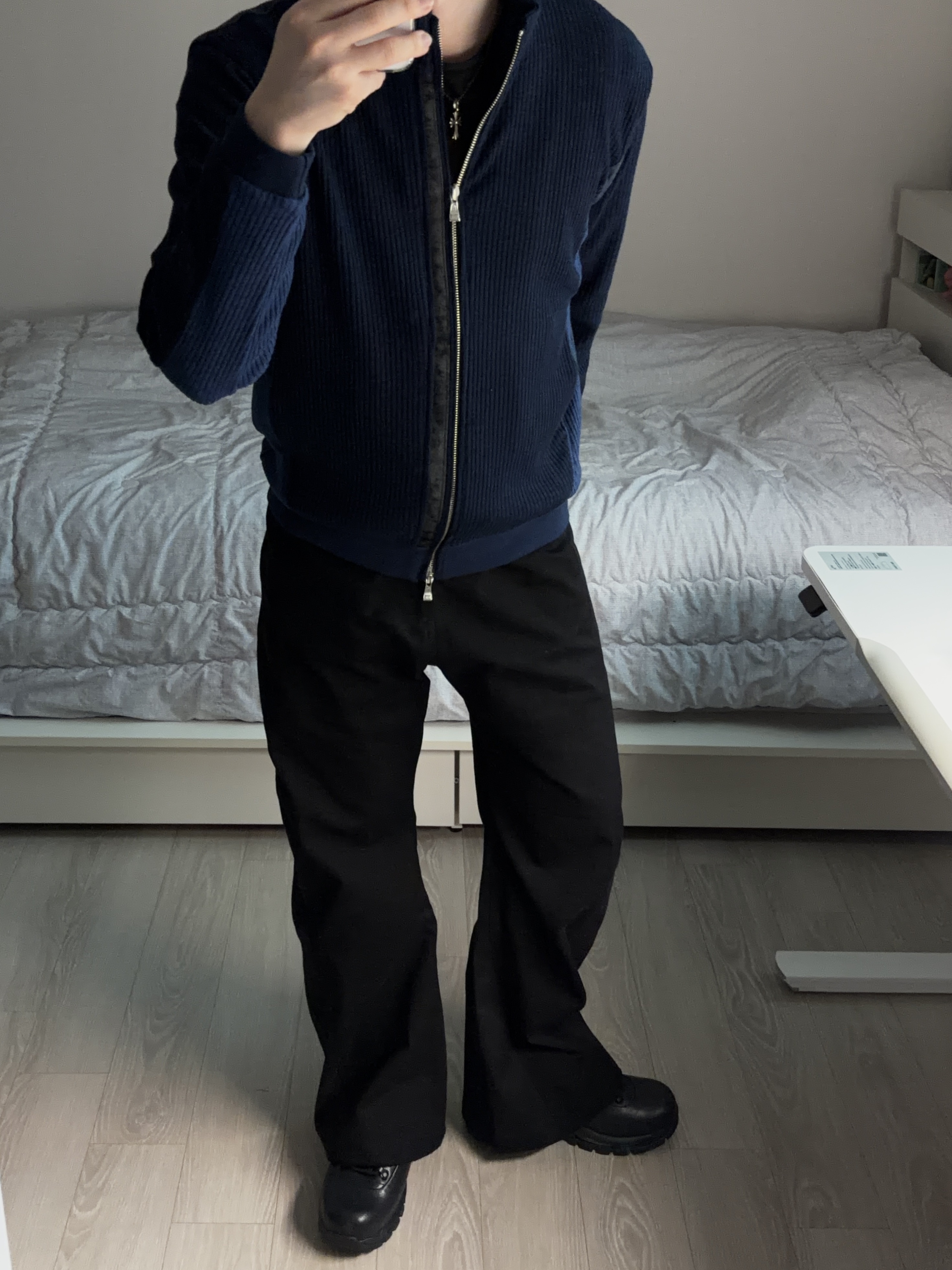 Xlim EP.9 01 Jersey Blue Deep Blue 착용 스타일