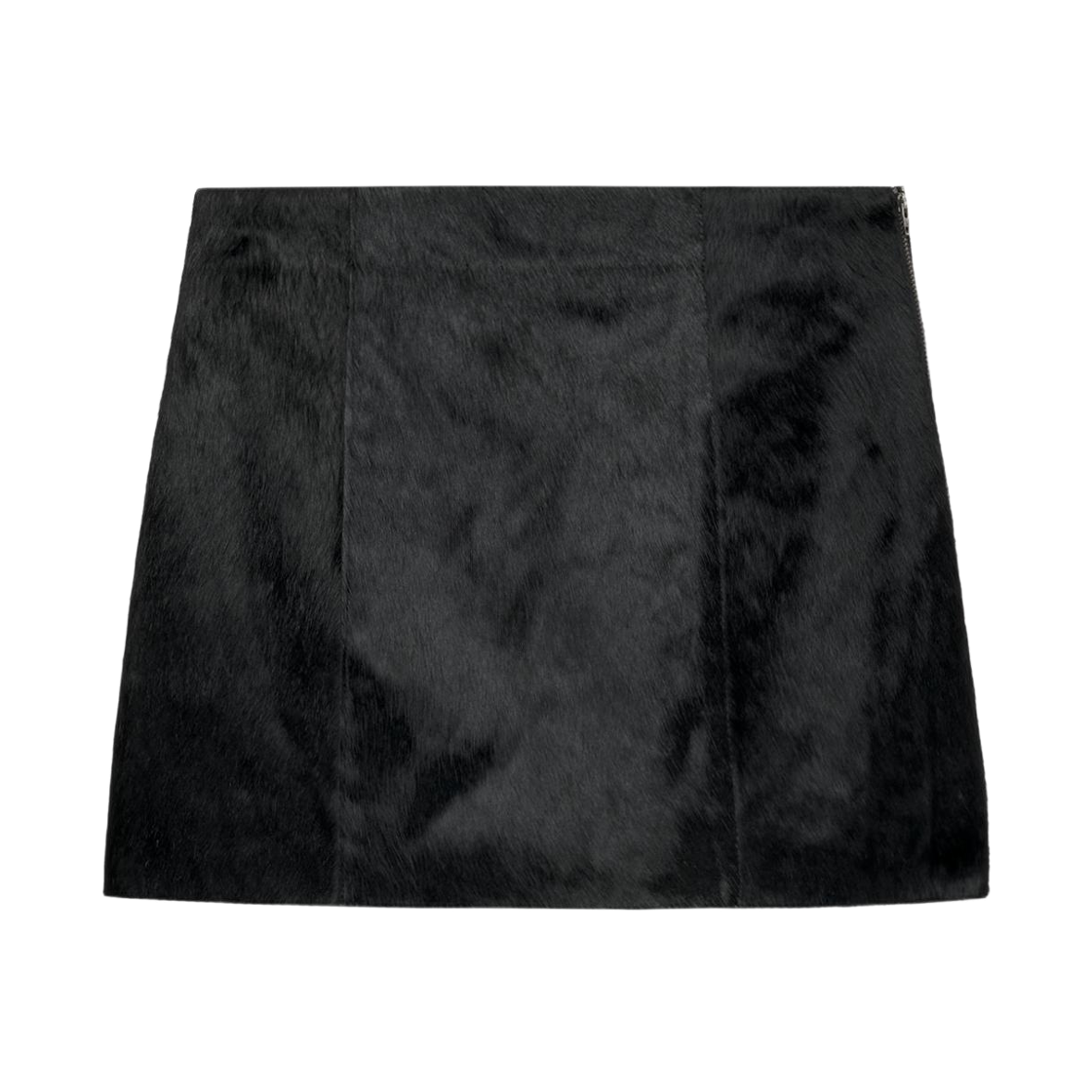 5601/042/800 (W) Zara x Ludovic De Saint Sernin Short Leather Skirt with Sheepskin Black