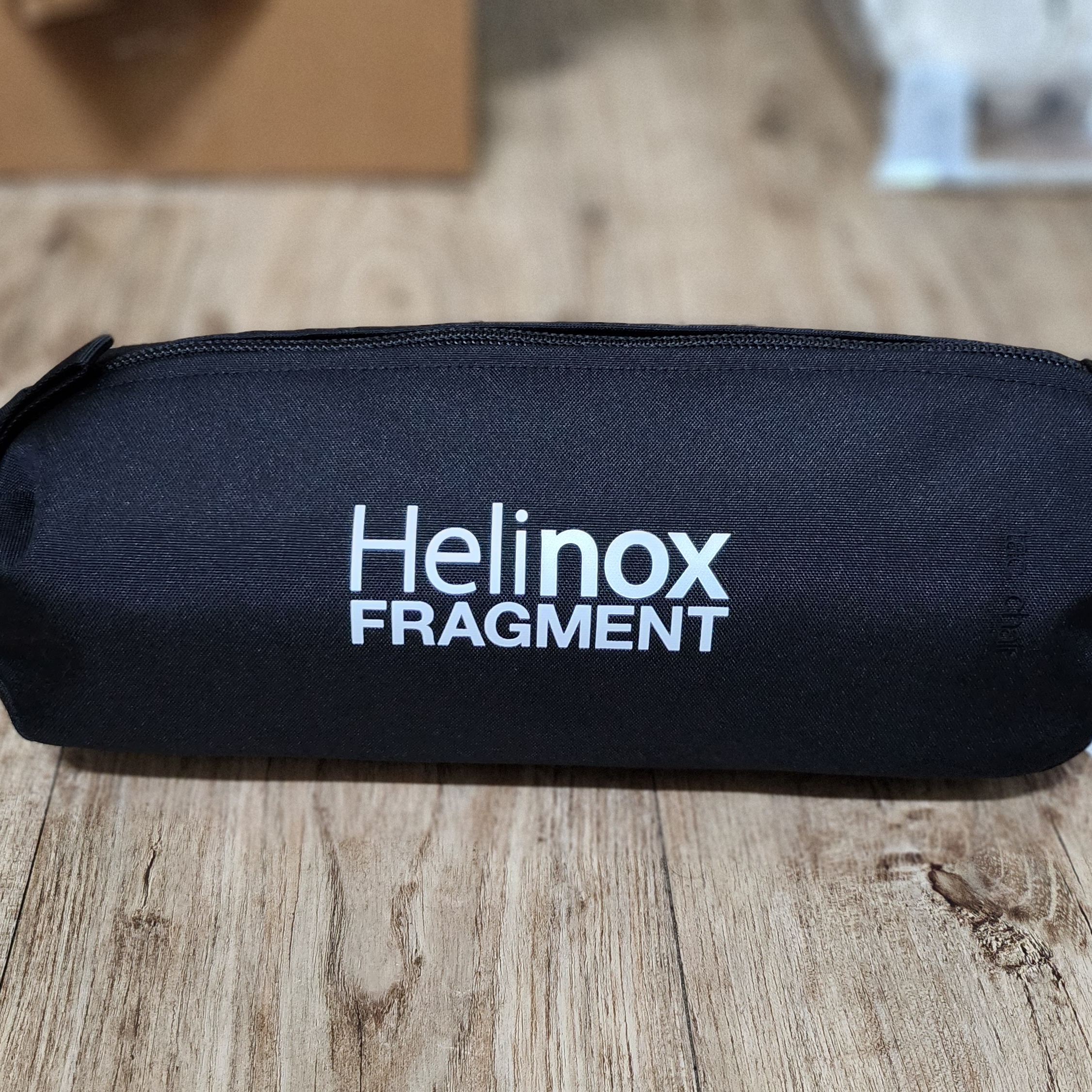 Helinox x Fragment Design Tactical Chair Black Navy, Helinox Vibram Ball Feet 45mm Black 착용 스타일 - 4