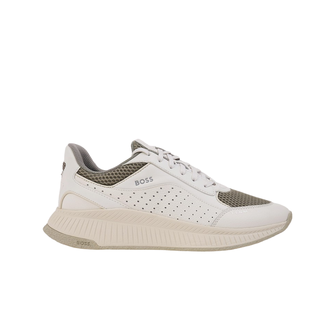 휴고 보스 TTNM EVO 하이브리드 트레이너 화이트(Hugo Boss TTNM EVO Hybrid Trainers White)