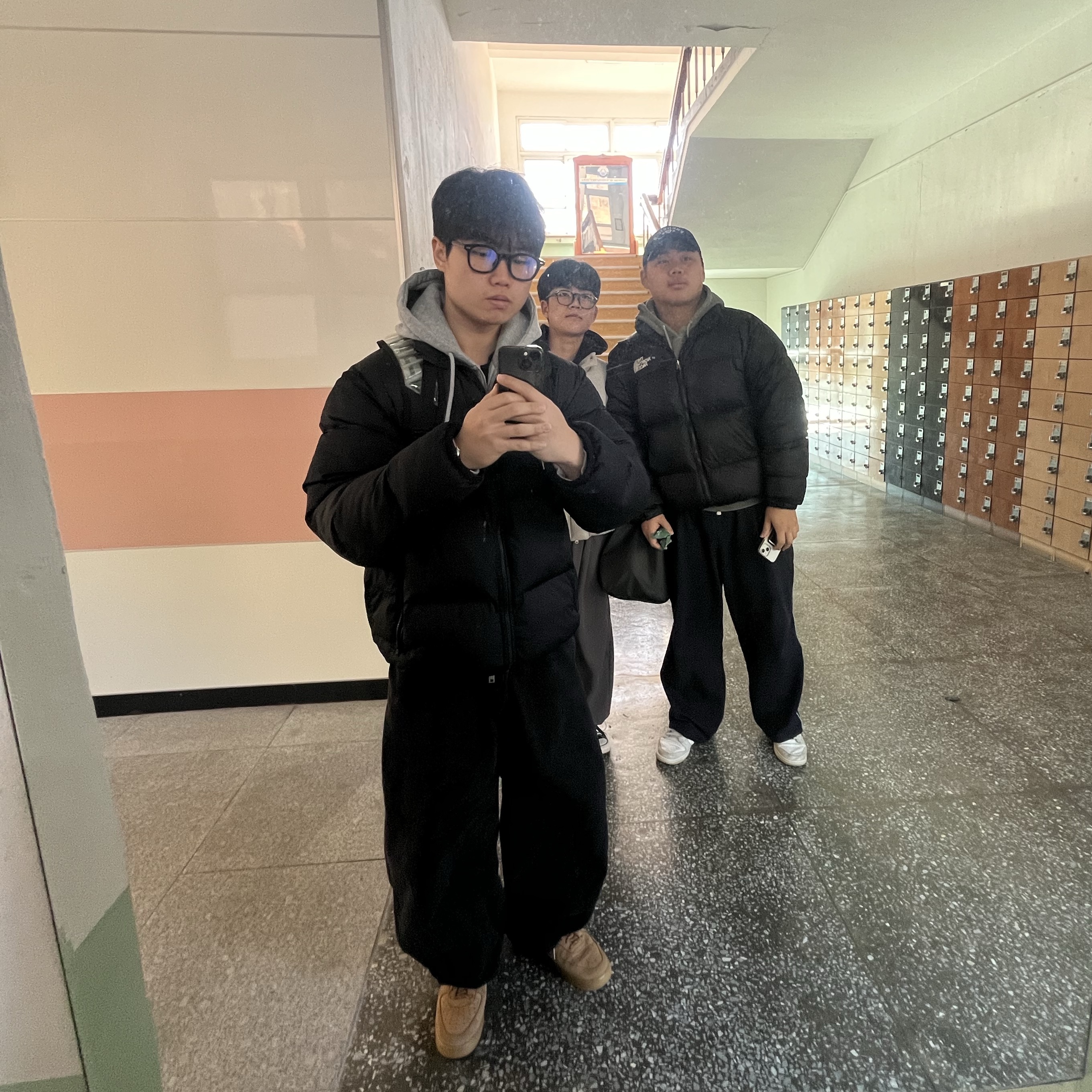 Nike Hoops Elite Backpack 32L Black Anthracite, Nike NSW Puffer Jacket Black - Asia 착용 스타일