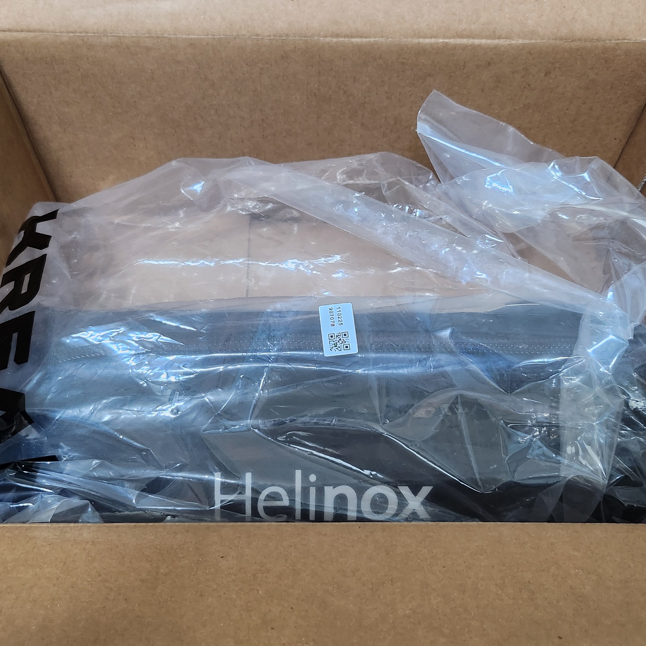 Helinox x Fragment Design Tactical Chair Black Navy, Helinox Vibram Ball Feet 45mm Black 착용 스타일 - 6