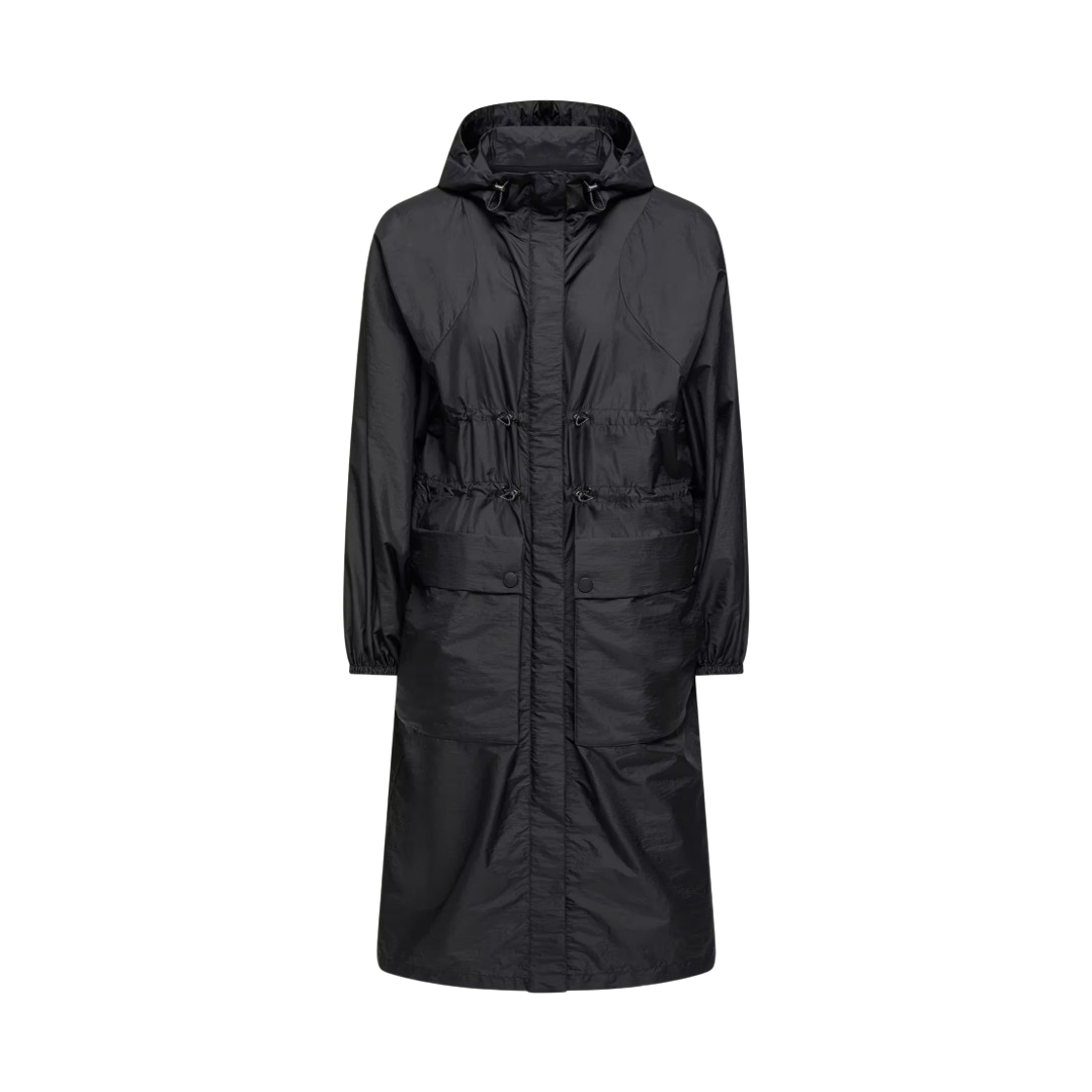 L1-093-1C00003-597HK-999 (W) Moncler Canneberge Hooded Long Jacket Black - 26SS