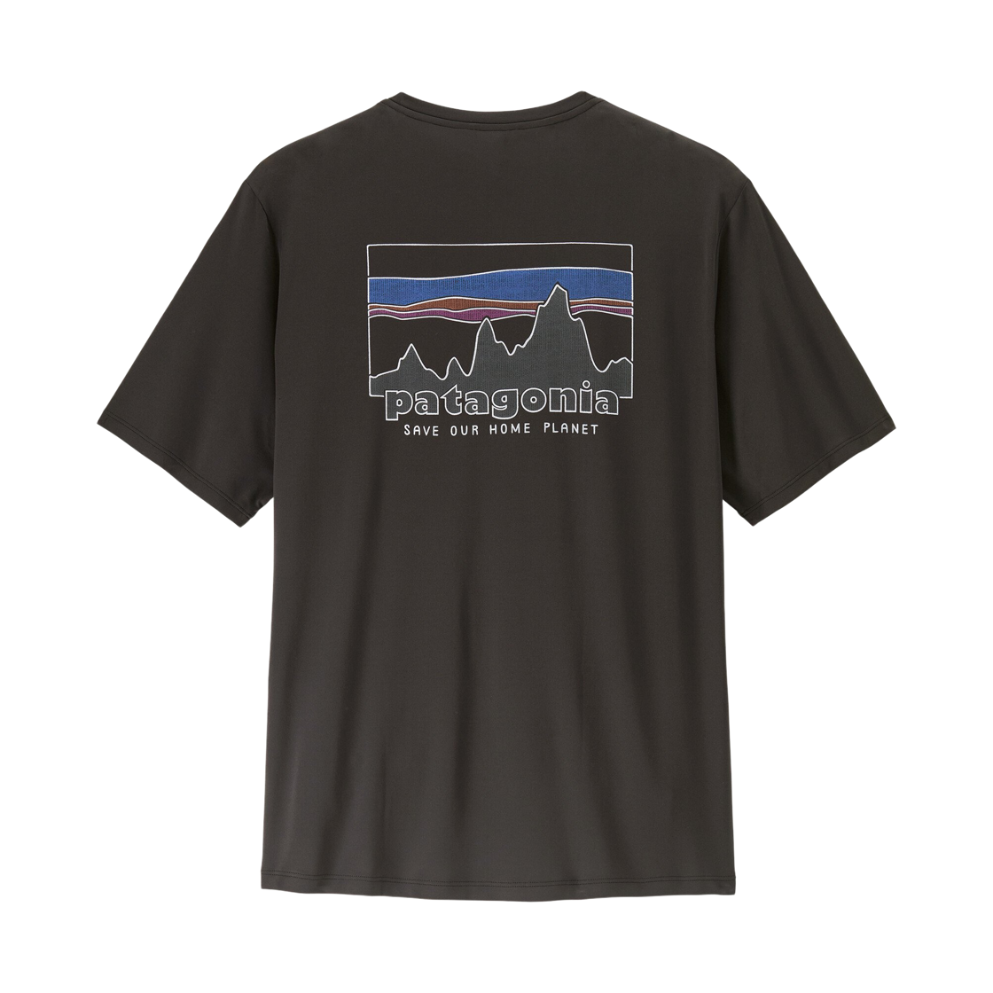파타고니아 캐필린 쿨 데일리 티셔츠 '73 스카이라인 블랙(Patagonia Capilene Cool Daily T-Shirt '73 Skyline Black) - 1
