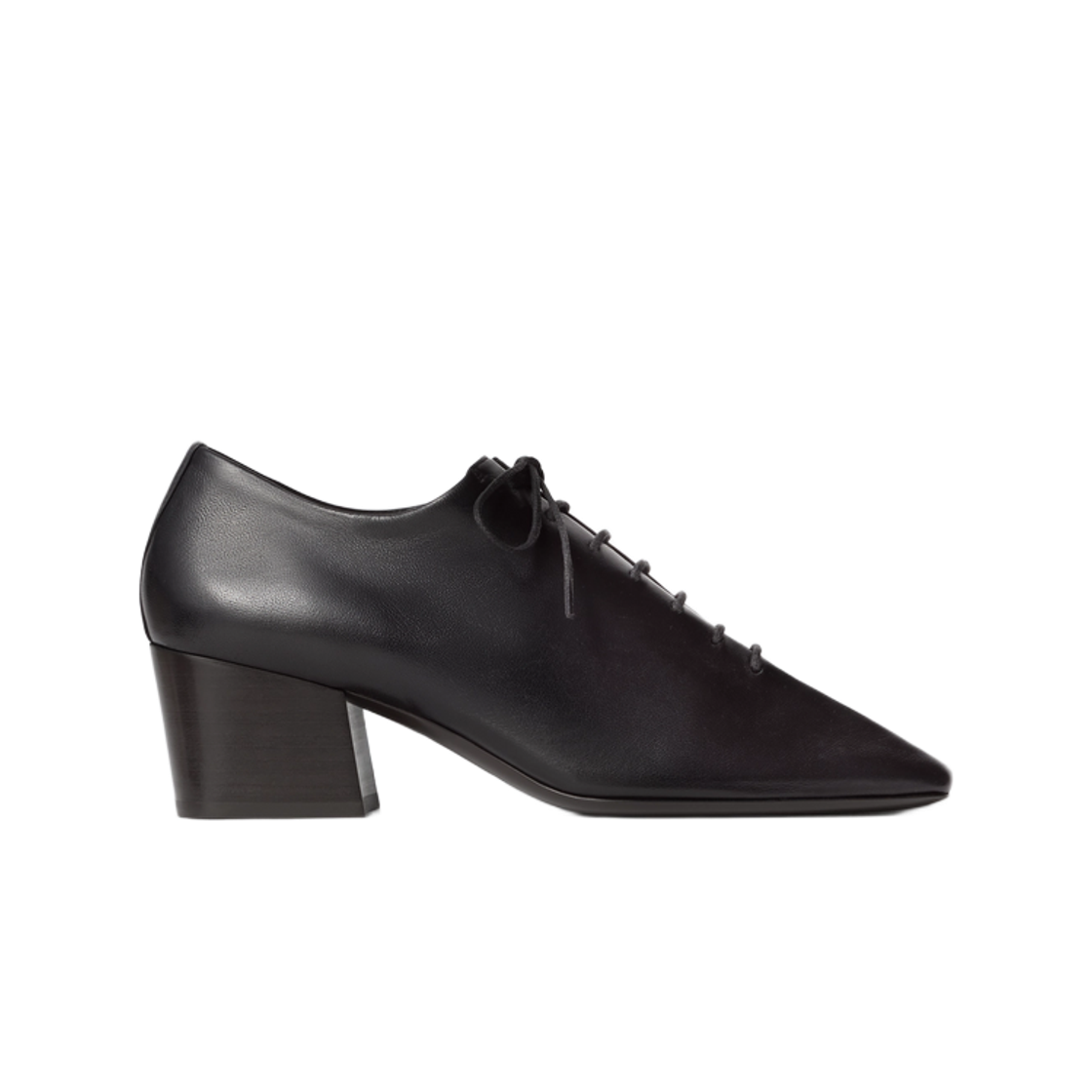 (W) 르메르 수리 클래식 더비 55 블랙((W) Lemaire Souris Classic Derbies 55 Black) - 1
