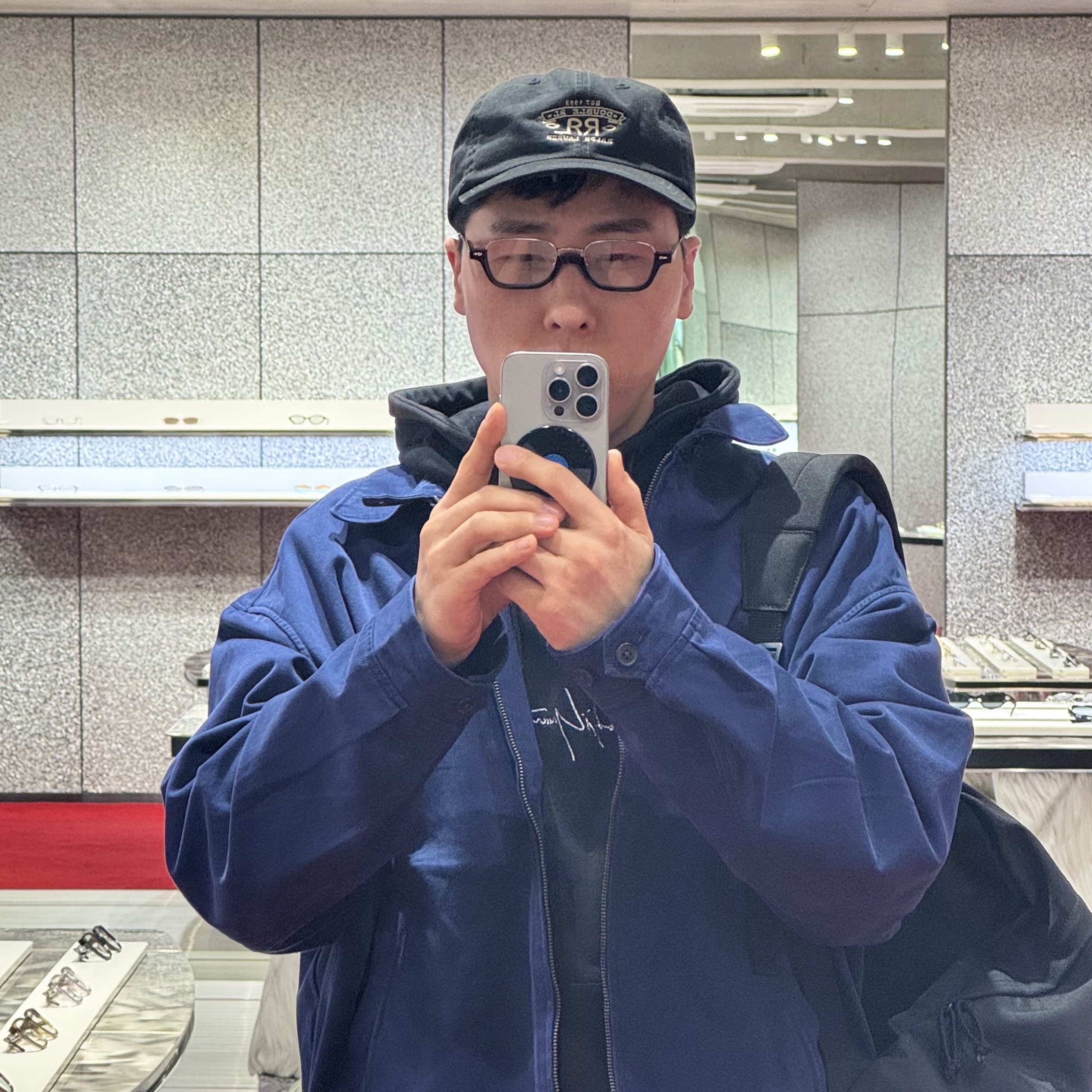 [20% 적립] Polo Ralph Lauren Big Jacket Newport Navy - 25FW 착용 스타일
