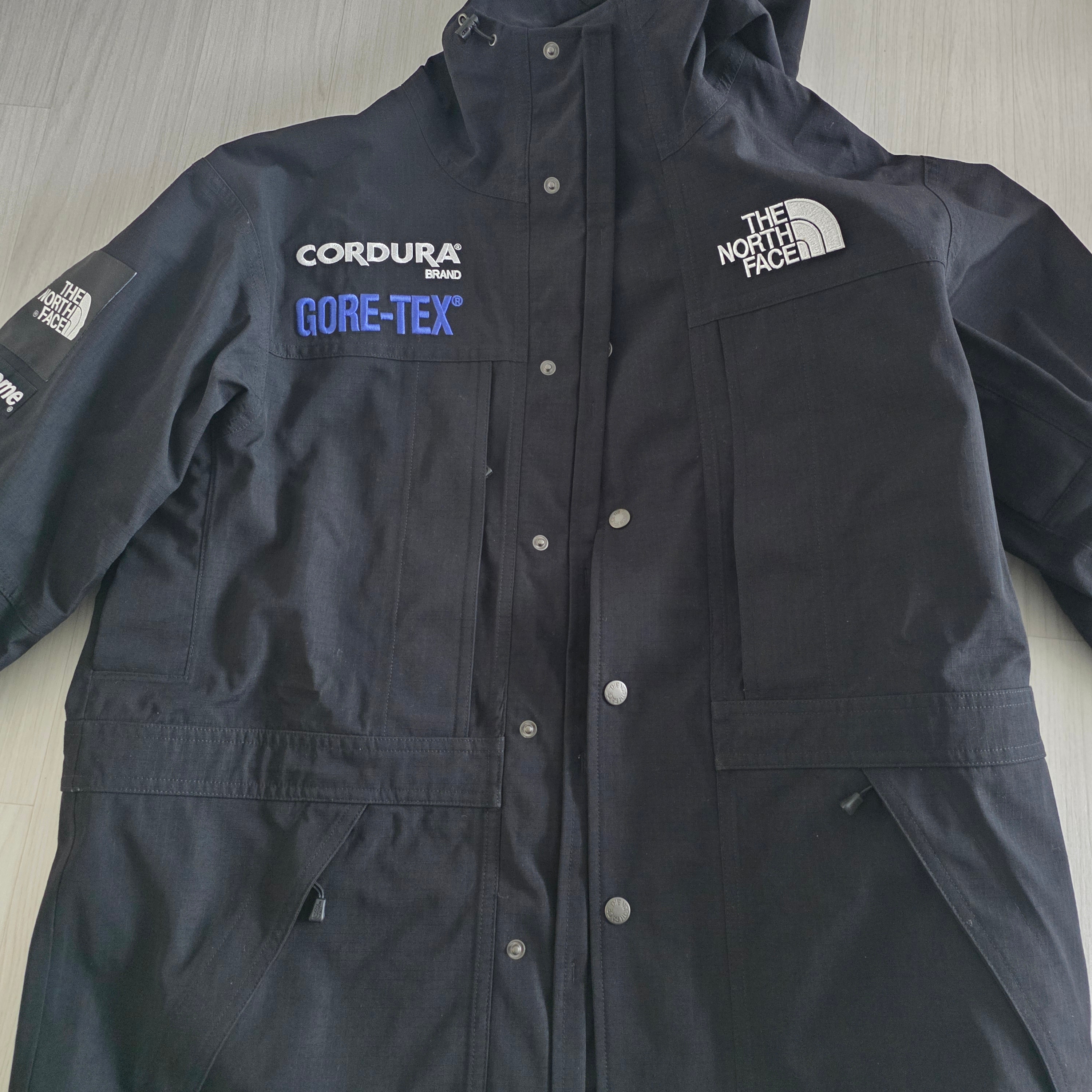 Supreme x The North Face Expedition Jacket Black - 18FW 착용 스타일 - 1