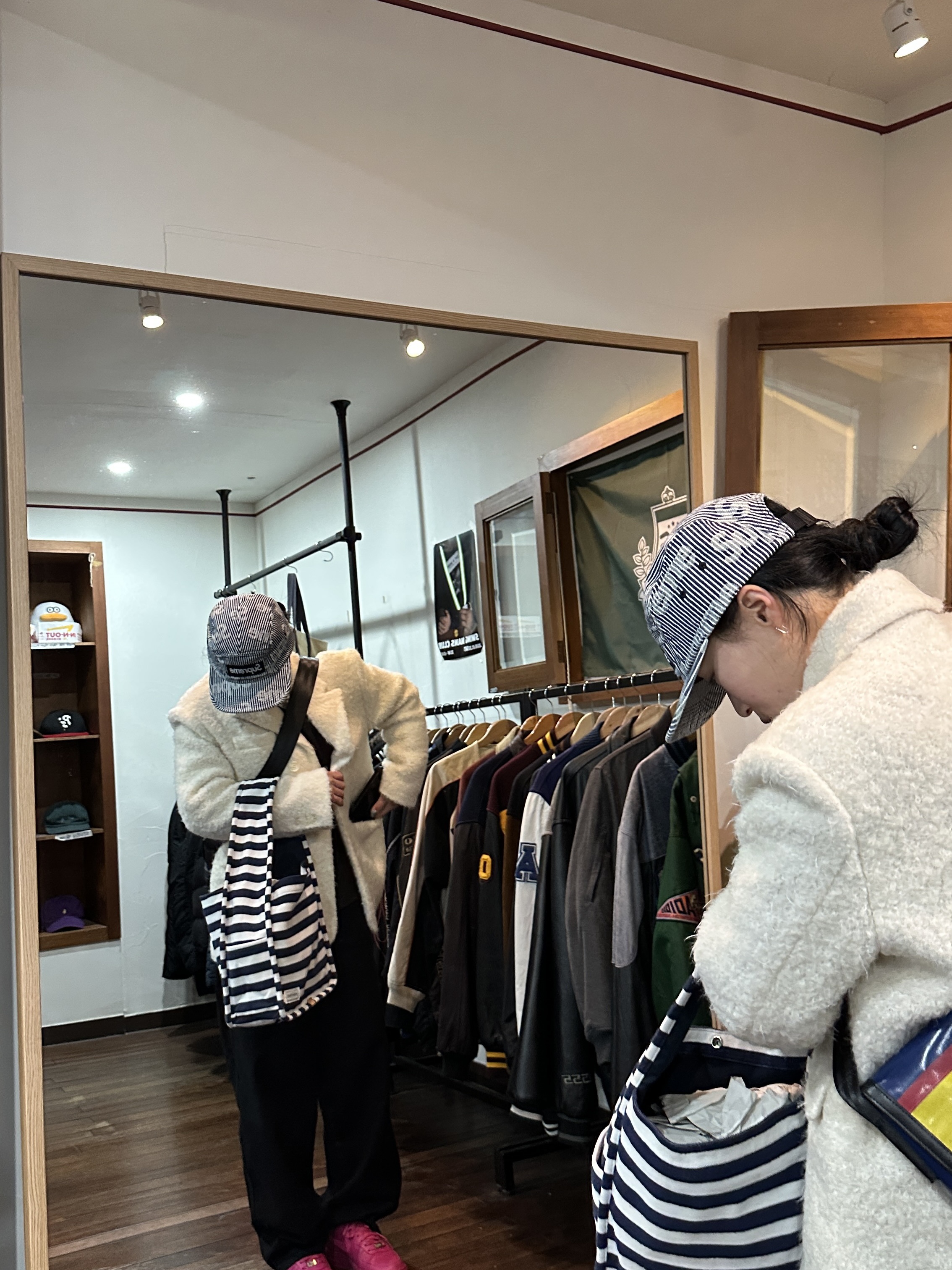 Supreme Denim Camp Cap Stripe - 24SS 착용 스타일 - 5