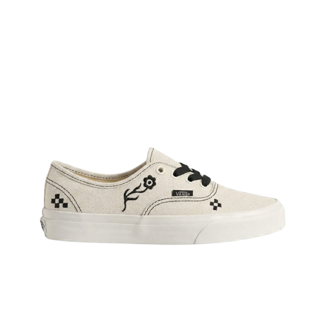 VN000D6GE4O1 Vans Authentic Embroidery Cream Black