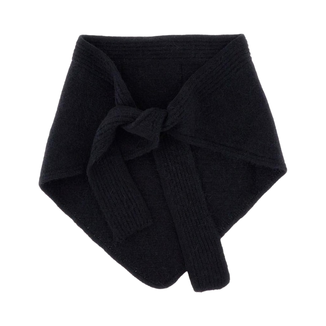 자크뮈스 르 샤를 그로그랭 숄 블랙(Jacquemus Le Chale Gros Grain Shawl Black)