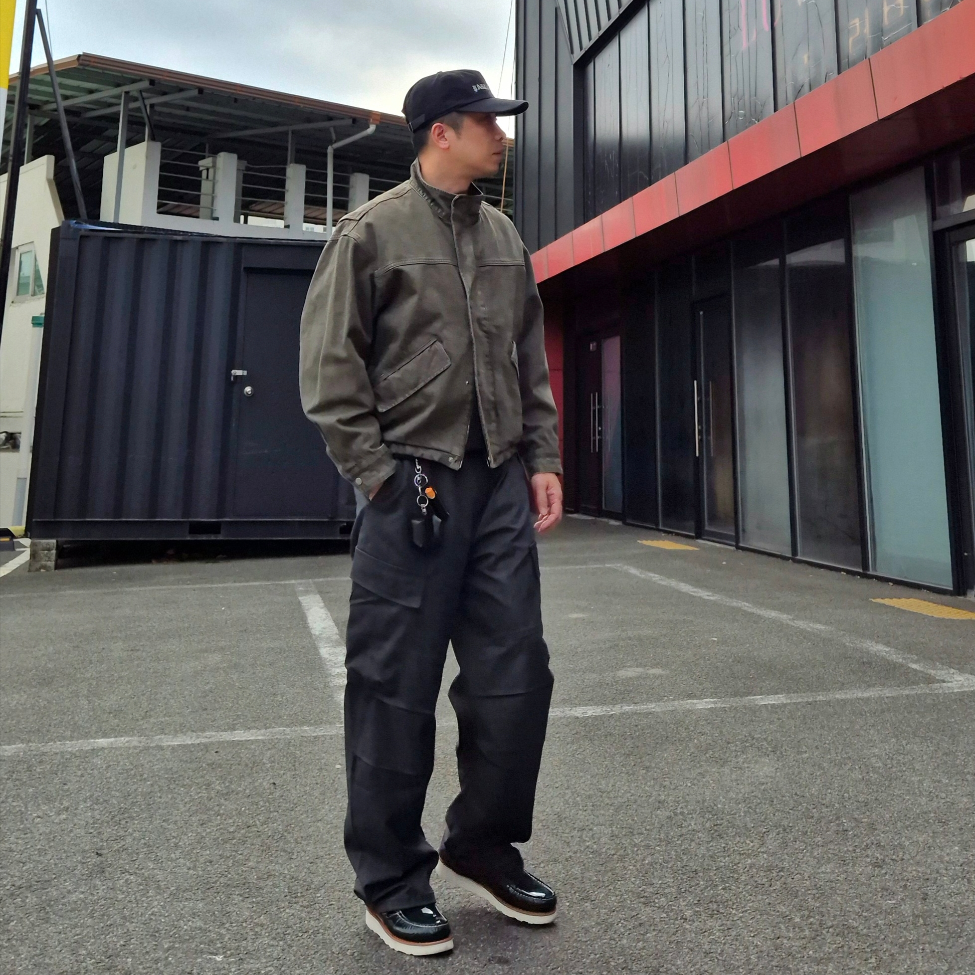 KASINA x Timberland 3 Eye Wedge Vibram Dark Green 착용 스타일 - 2