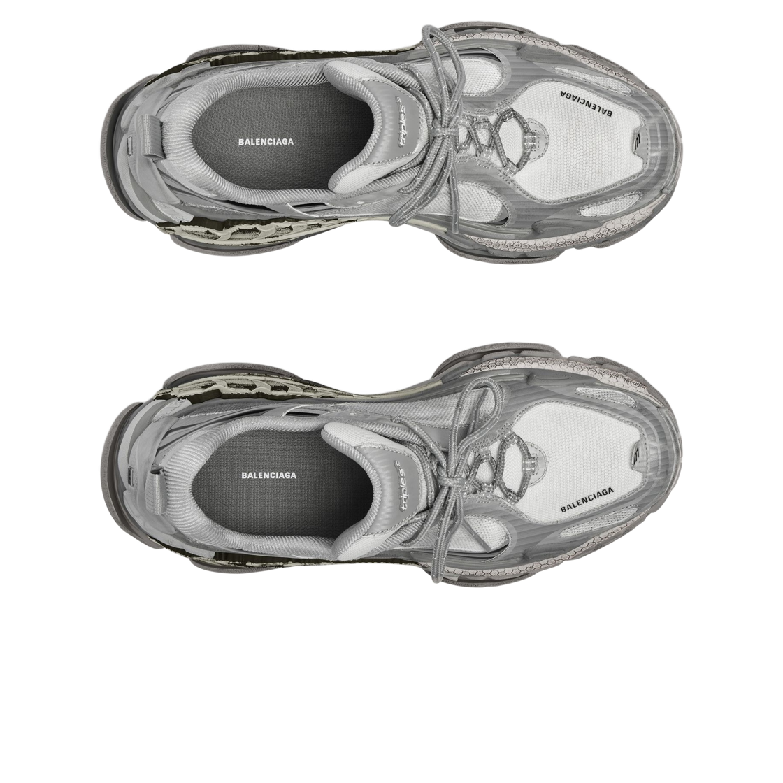 발렌시아가 트리플 S.2 그래디언트 스니커즈 그레이(Balenciaga Triple S.2 Gradient Sneakers Grey) - 2