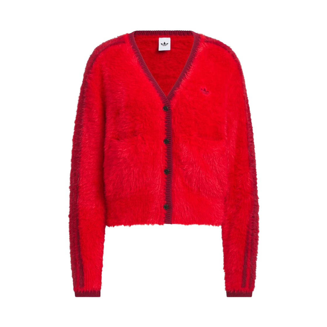 (W) 아디다스 크래프티드 가디건 베러 스칼렛 - KR 사이즈((W) Adidas Crafted Cardigan Better Scarlet - KR Sizing) - 1