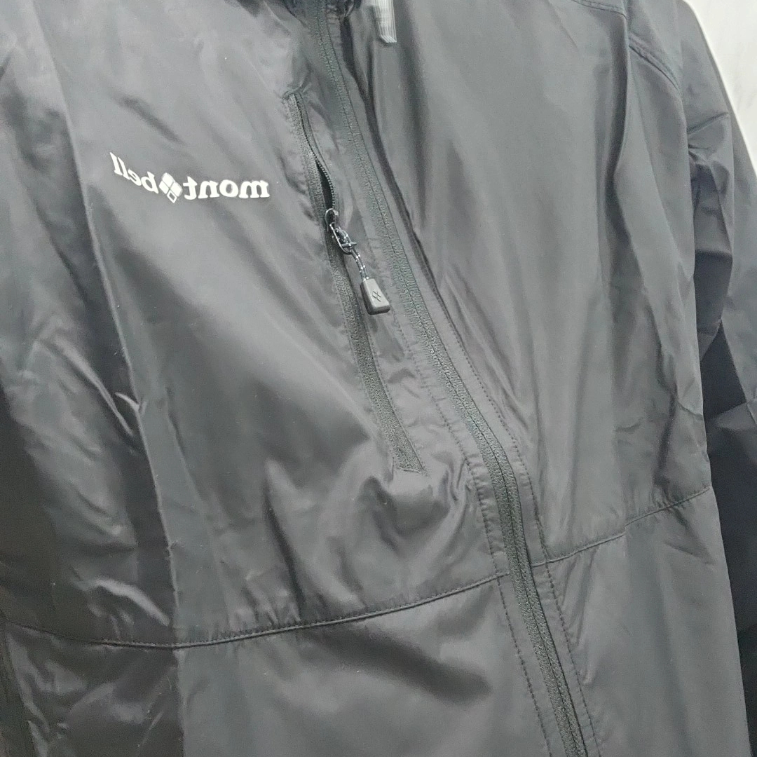Montbell Wind Blast Hooded Jacket Black 착용 스타일