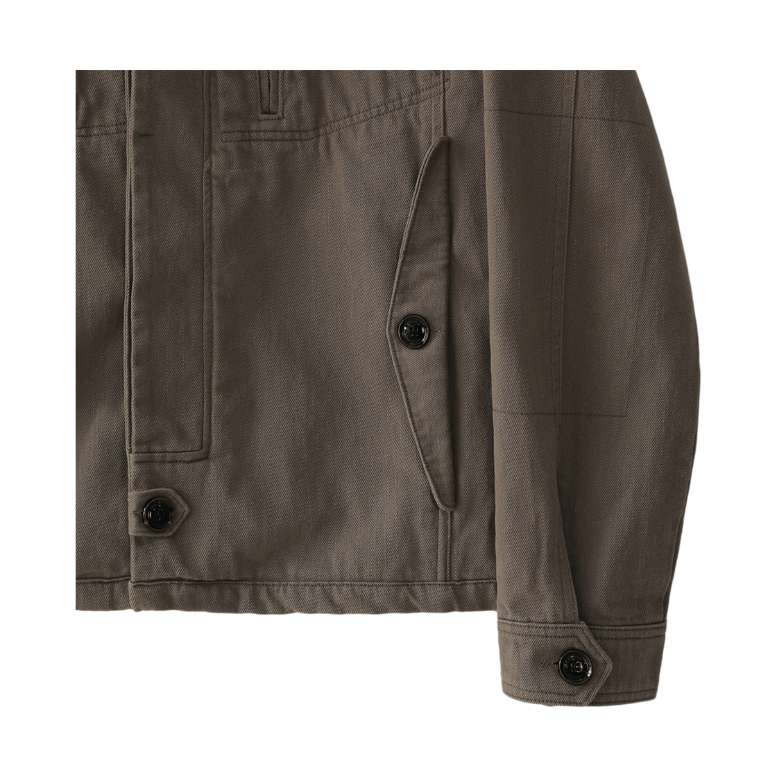 블루 선플라워 빈티지 페이드 하이넥 자켓(Blue Sunflower Vintage Fade High-Neck Jacket) - 5