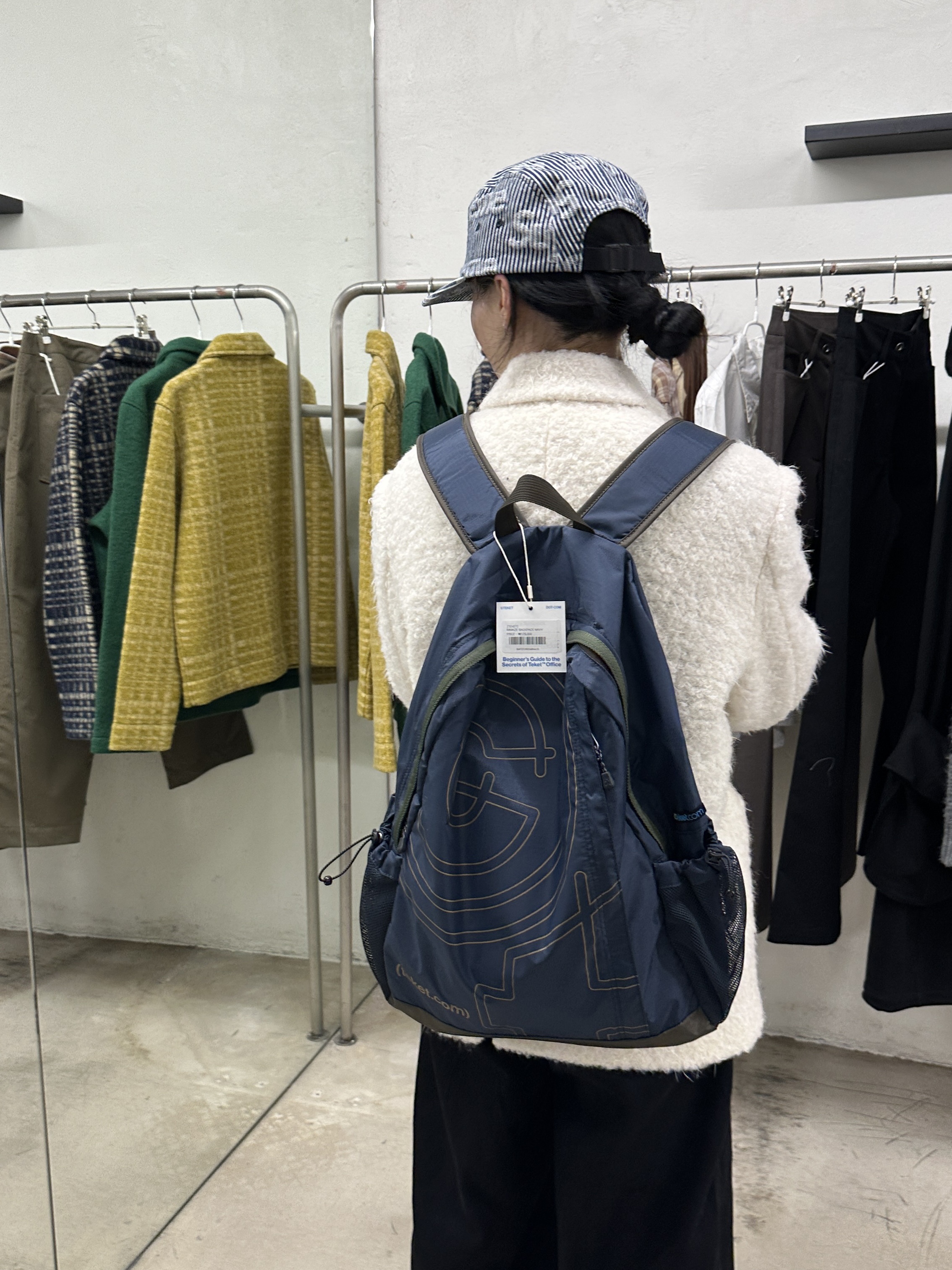 Supreme Denim Camp Cap Stripe - 24SS 착용 스타일 - 3