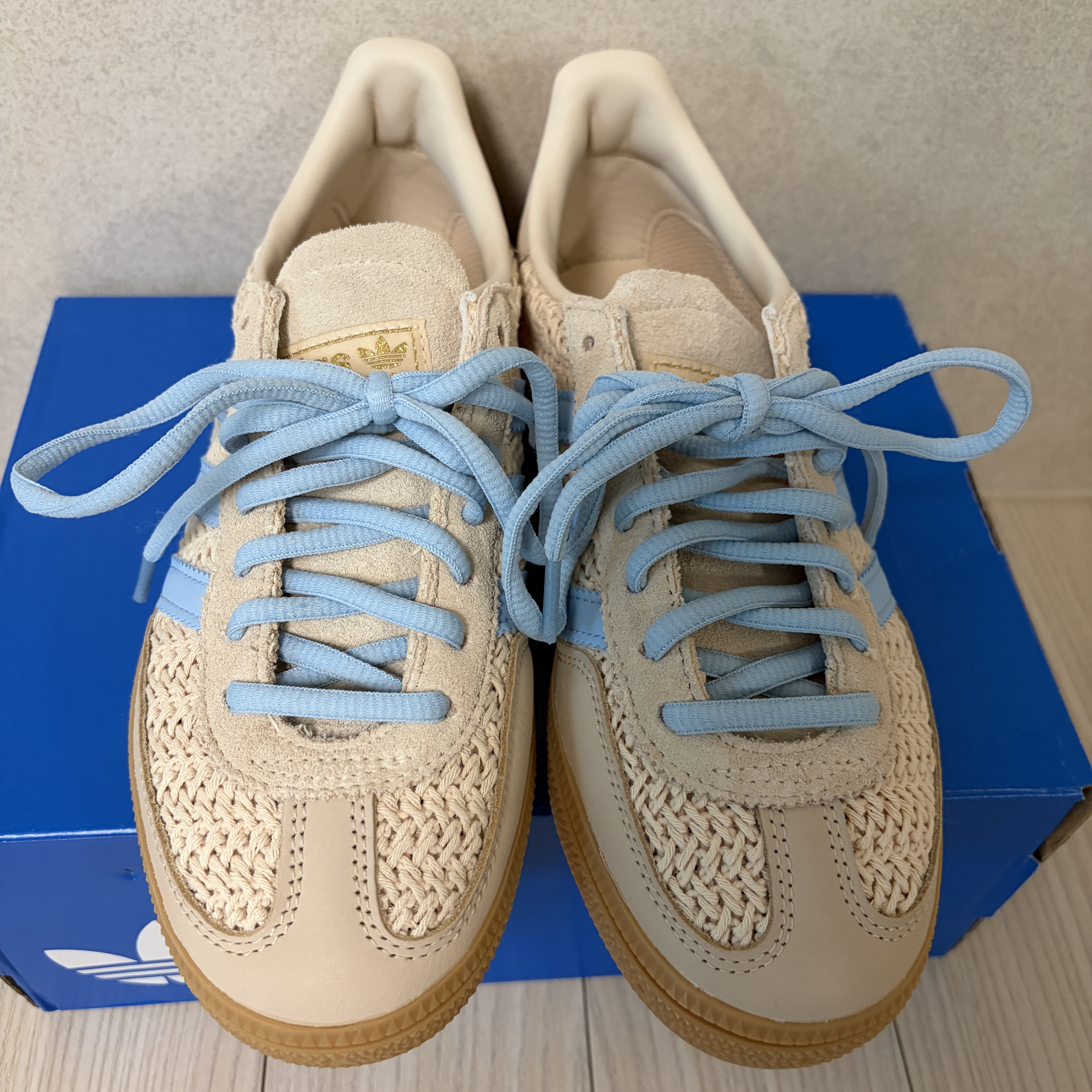 (W) Adidas Originals Handball Spezial Sand Strata Preloved Brown 착용 스타일 - 5