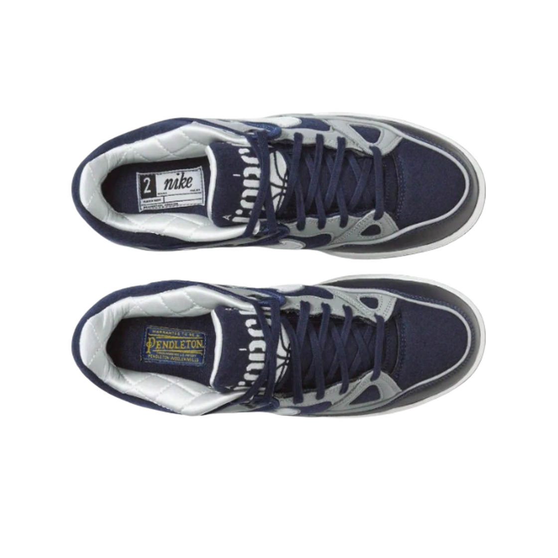 나이키 x 니고 에어포스 3 로우 SP 미드나잇 네이비 쉐도우 그레이(Nike x Nigo Air Force 3 Low SP Midnight Navy Shadow Grey) - 2