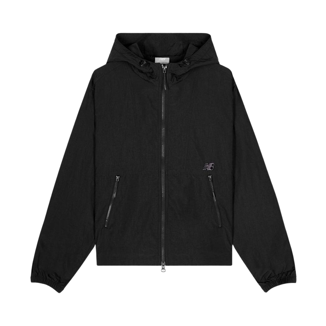 NBNAG2W322-19 (W) New Balance Essential Hoodie Woven Jacket Black