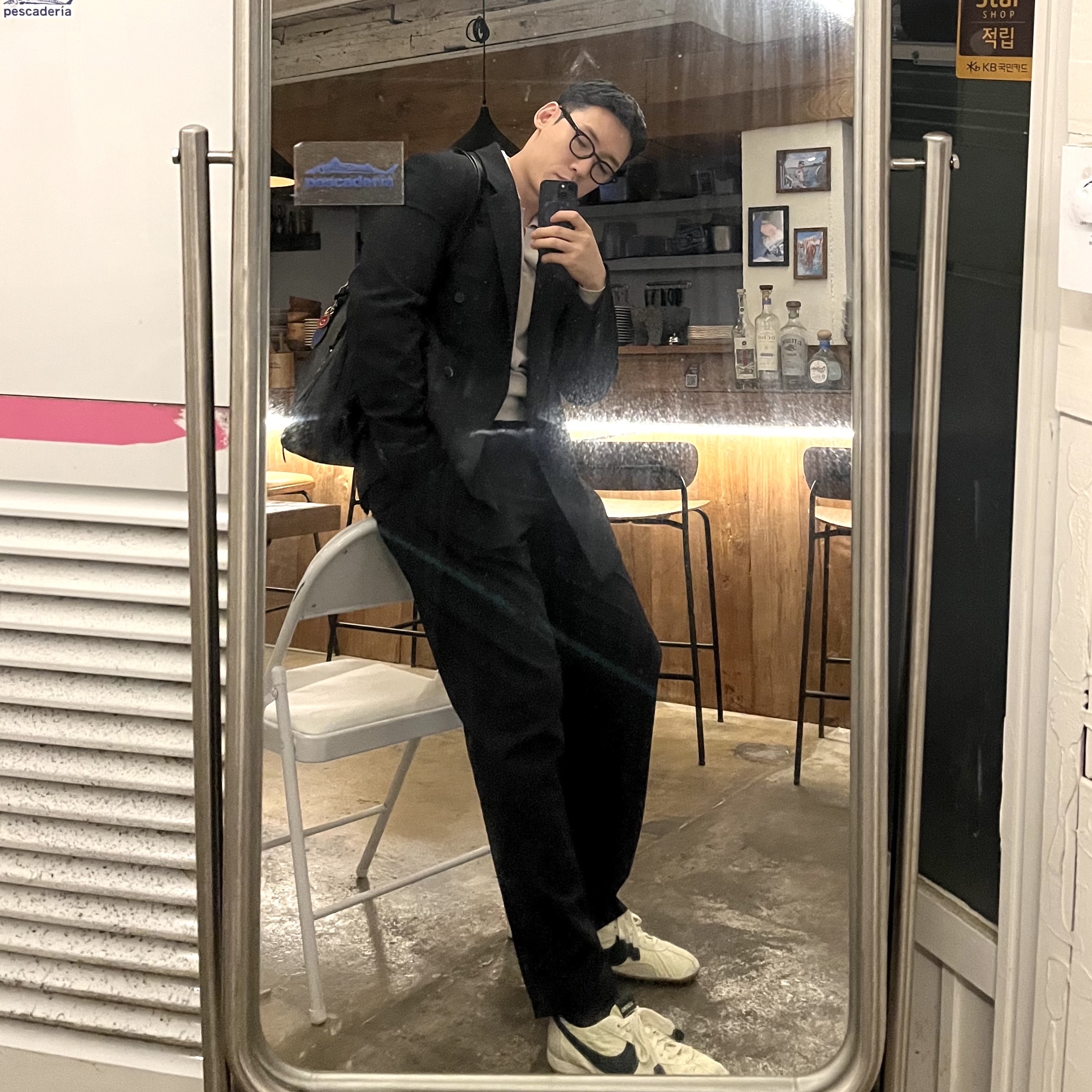 Nike x Jacquemus Moon Shoe SP Alabaster Off Noir 착용 스타일
