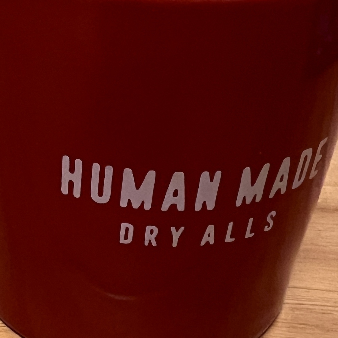 Human Made Coffee Mug Red 착용 스타일
