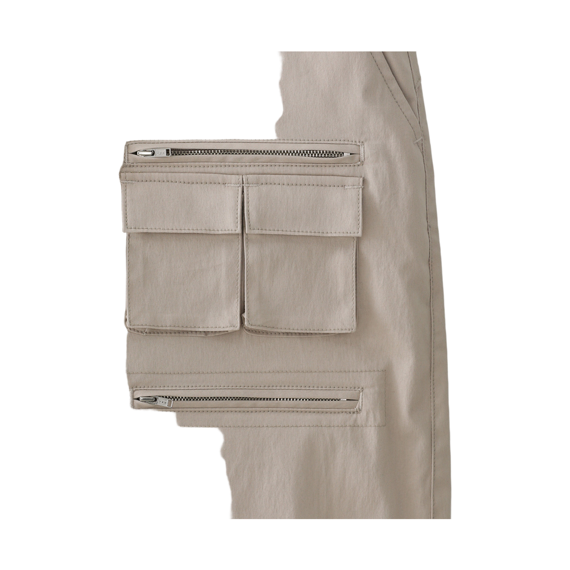 블루 선플라워 오버 포켓 카고 팬츠 베이지(Blue Sunflower Over Pocket Cargo Pants Beige) - 4