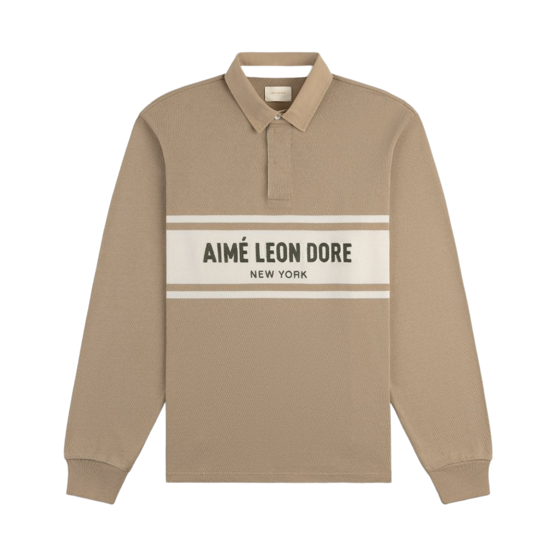 에메 레온 도르 체스트 스트라이프 로고 럭비 사파리(Aime Leon Dore Chest Stripe Logo Rugby Safari)