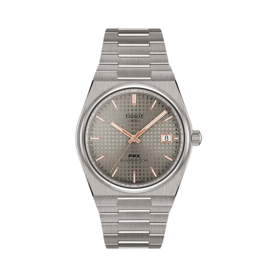 티쏘 PRX 티타늄 오토매틱 38mm 스테인리스 스틸 그레이(Tissot PRX Titanium Automatic 38mm Stainless Steel Grey)