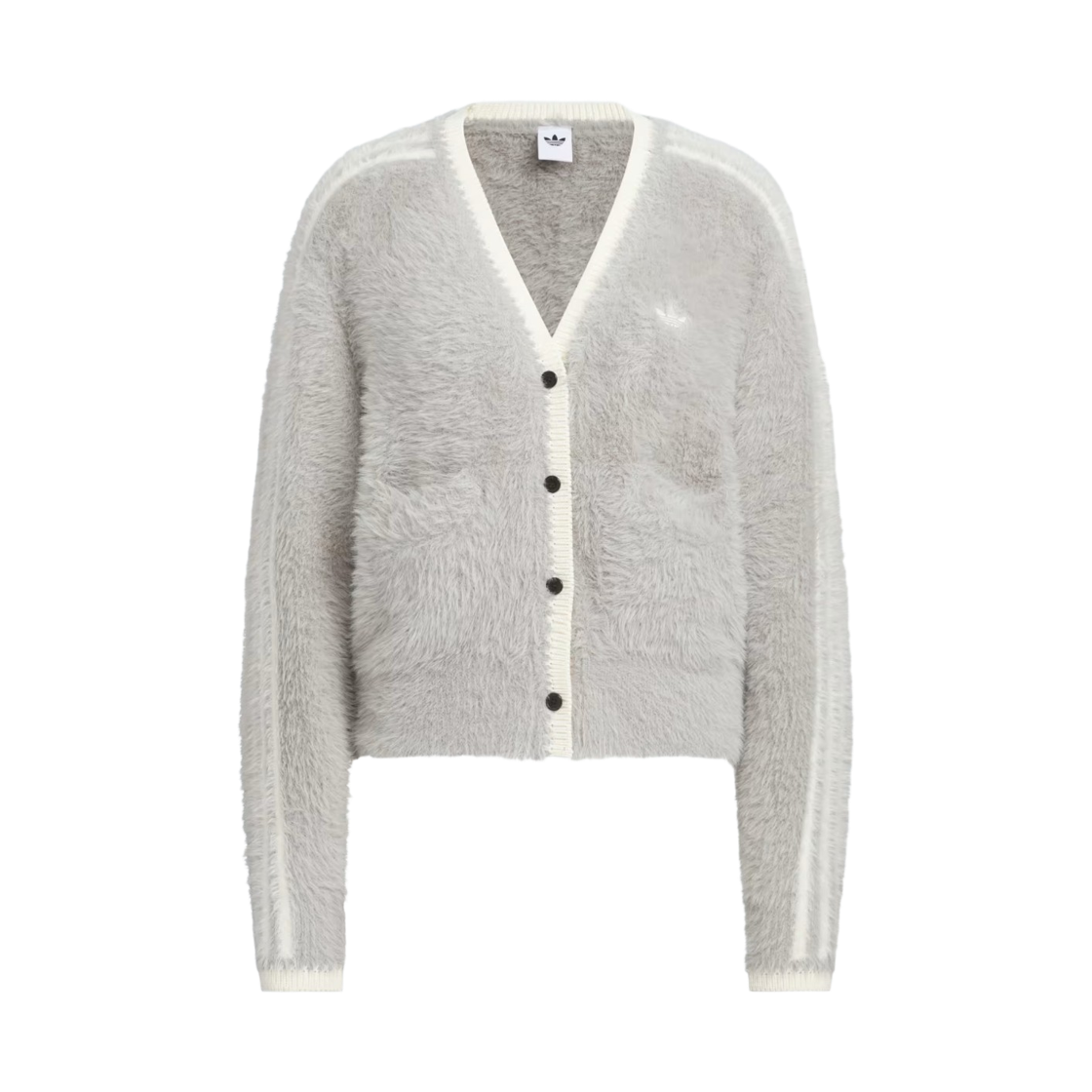 (W) 아디다스 크래프티드 가디건 MGH 솔리드 그레이 - KR 사이즈((W) Adidas Crafted Cardigan MGH Solid Grey - KR Sizing) - 1